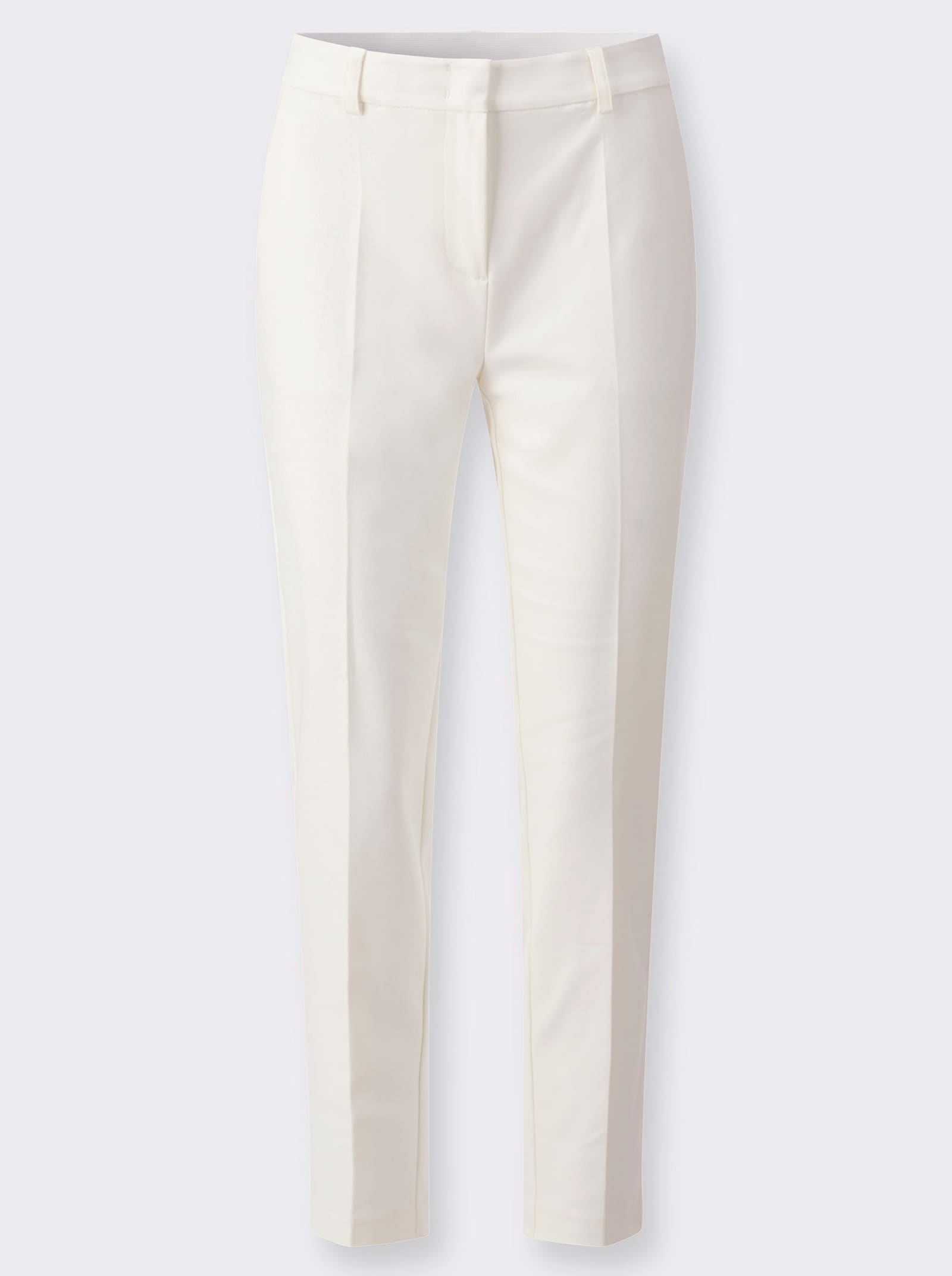 heine Bügelfaltenhose mit unsichtbarem Dehnbund - ecru