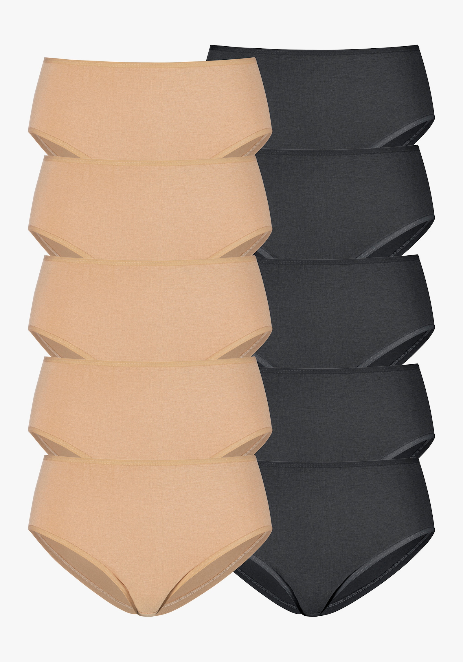 petite fleur Hüftslip - beige, schwarz