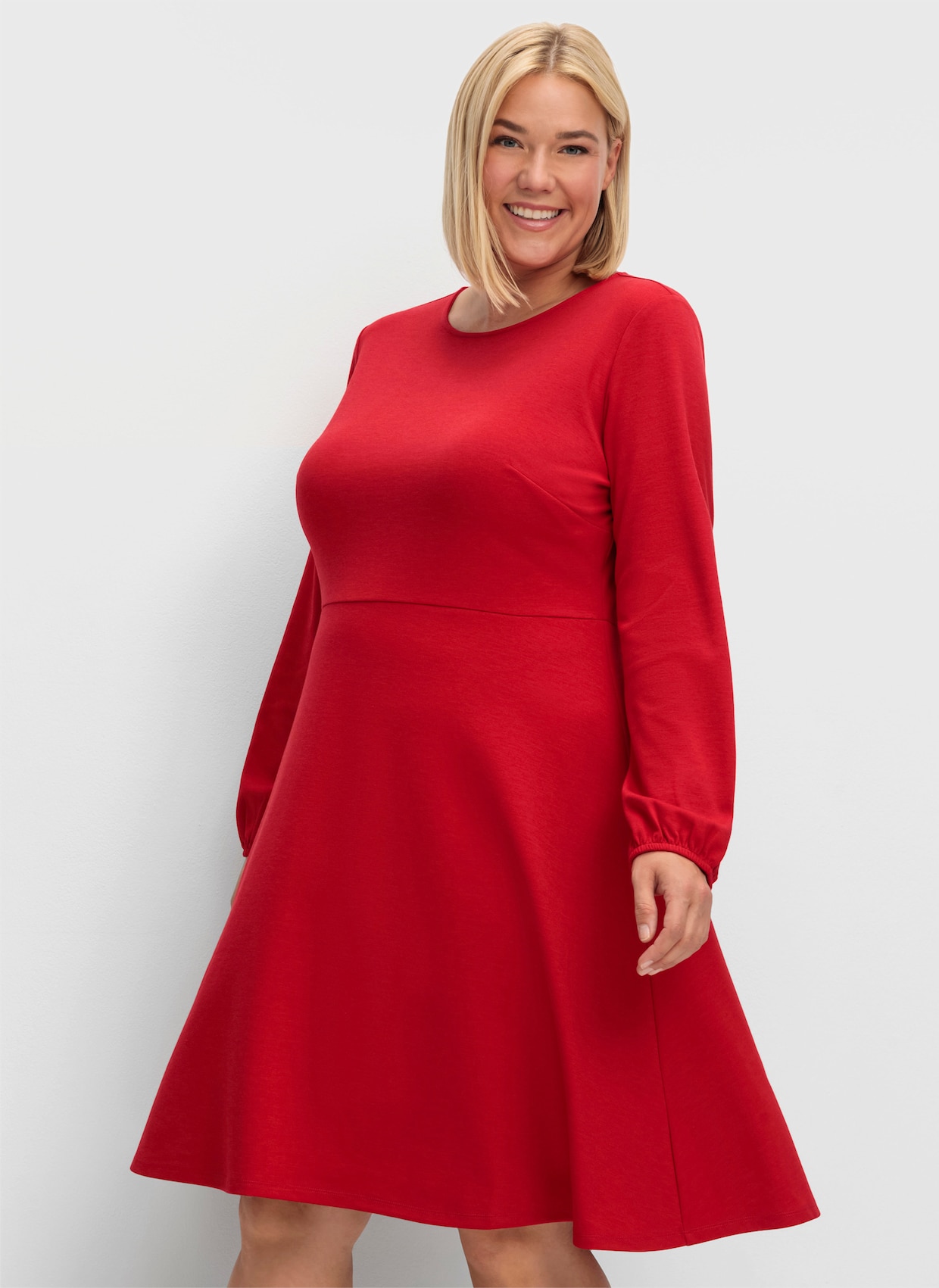 Jerseykleid - rot