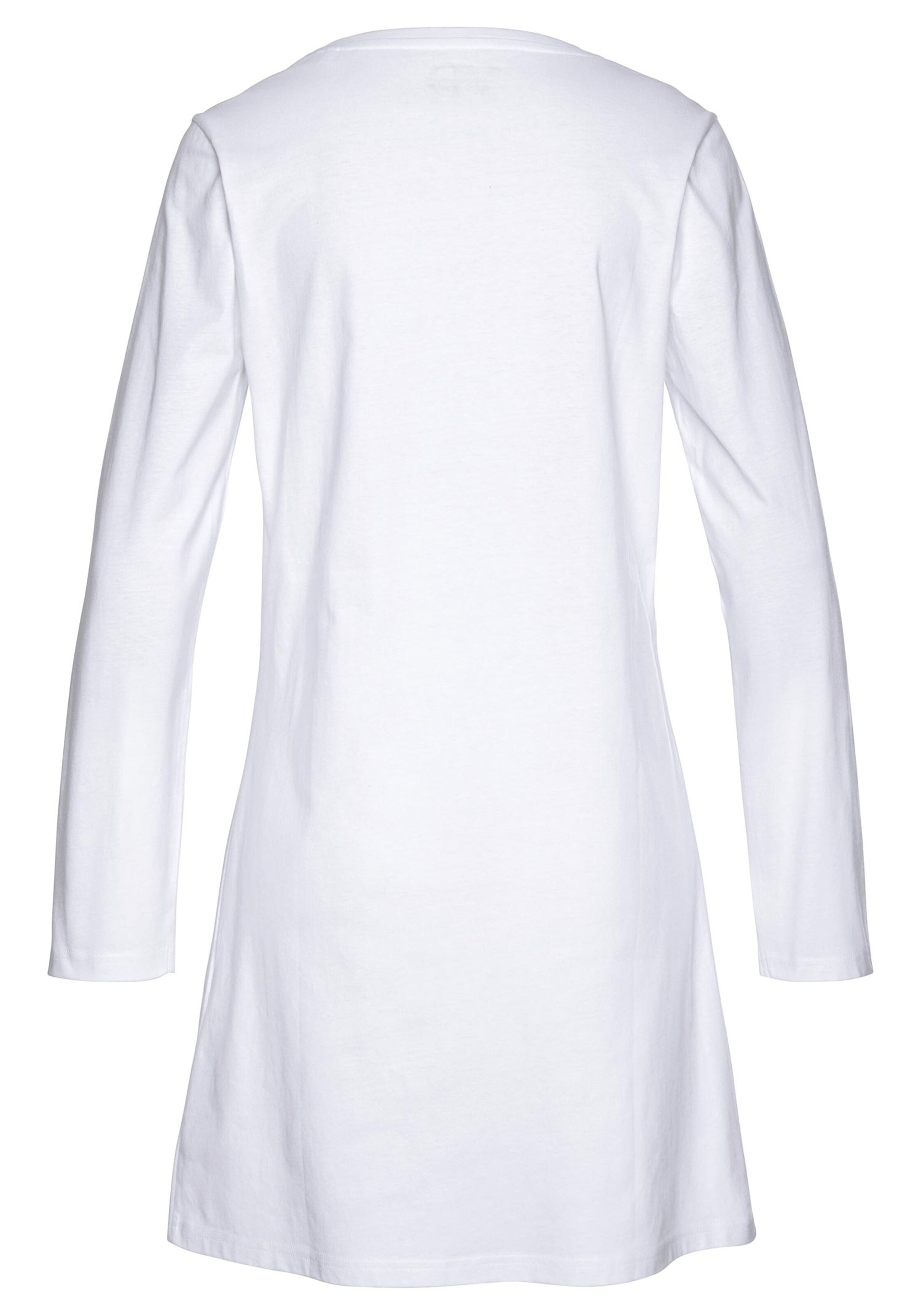 Damenmode Nachtwäsche & Homewear Vivance Dreams Nachthemd in weiß 