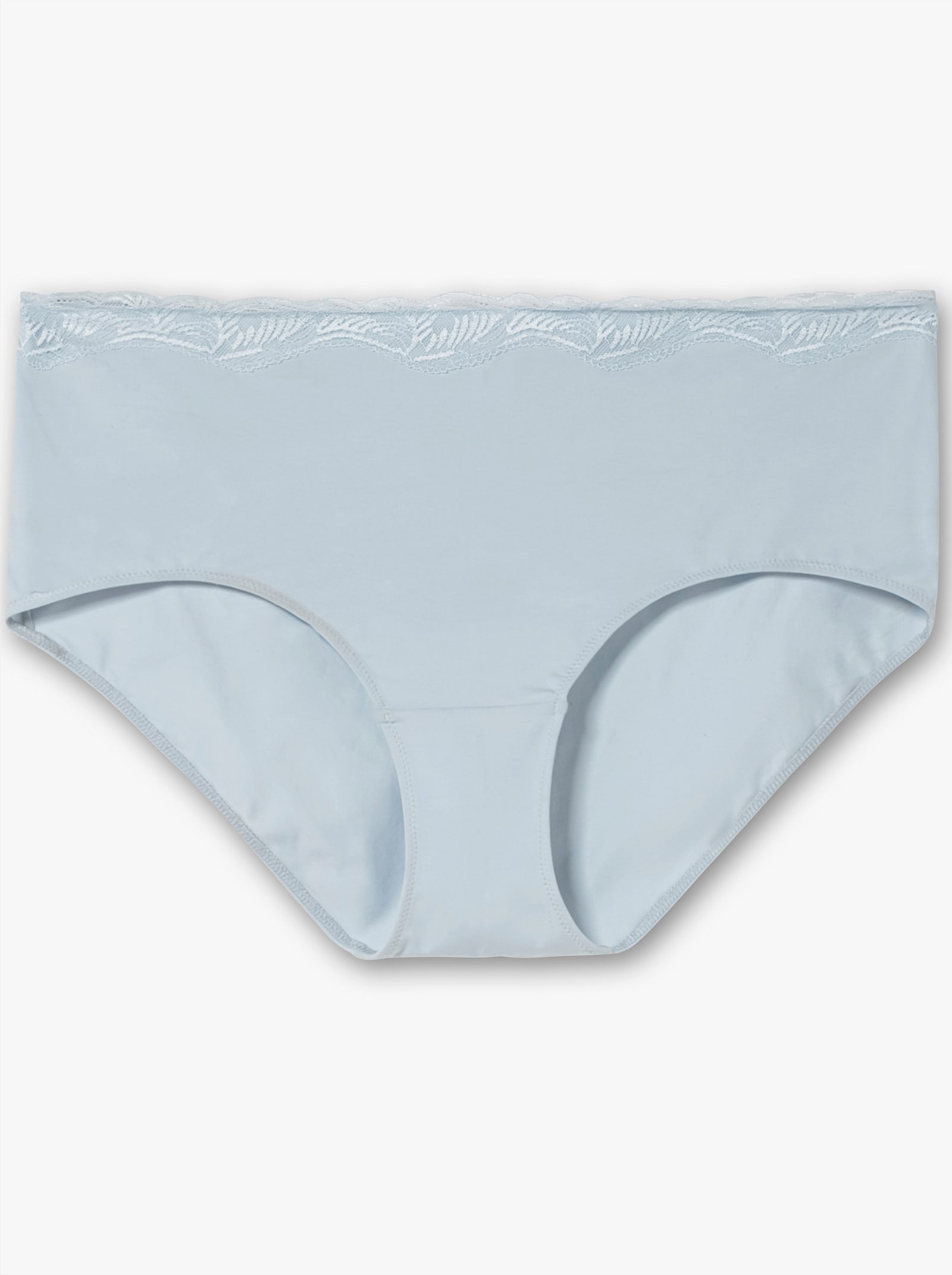 sheego Slip met kanten rand, in set van 2 - marine + lichtblauw