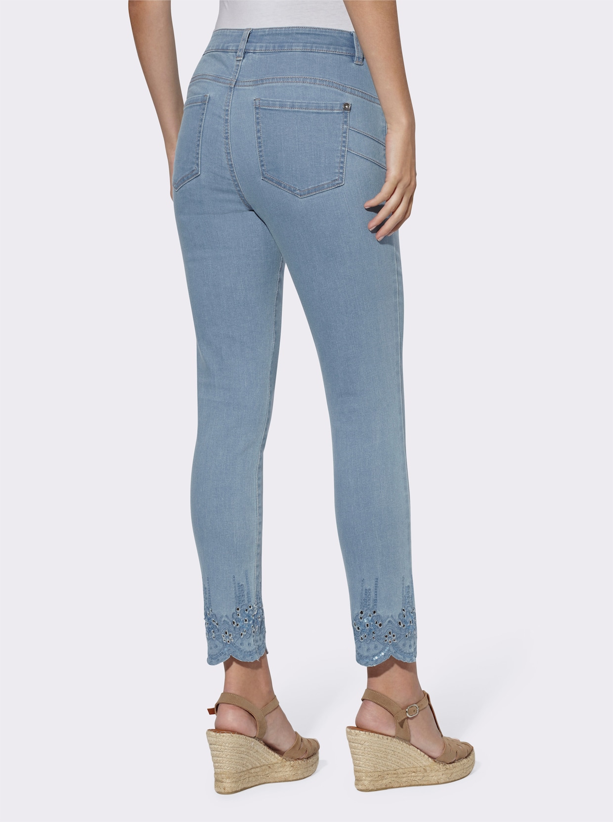 heine Push-up-Jeans - blue-bleached