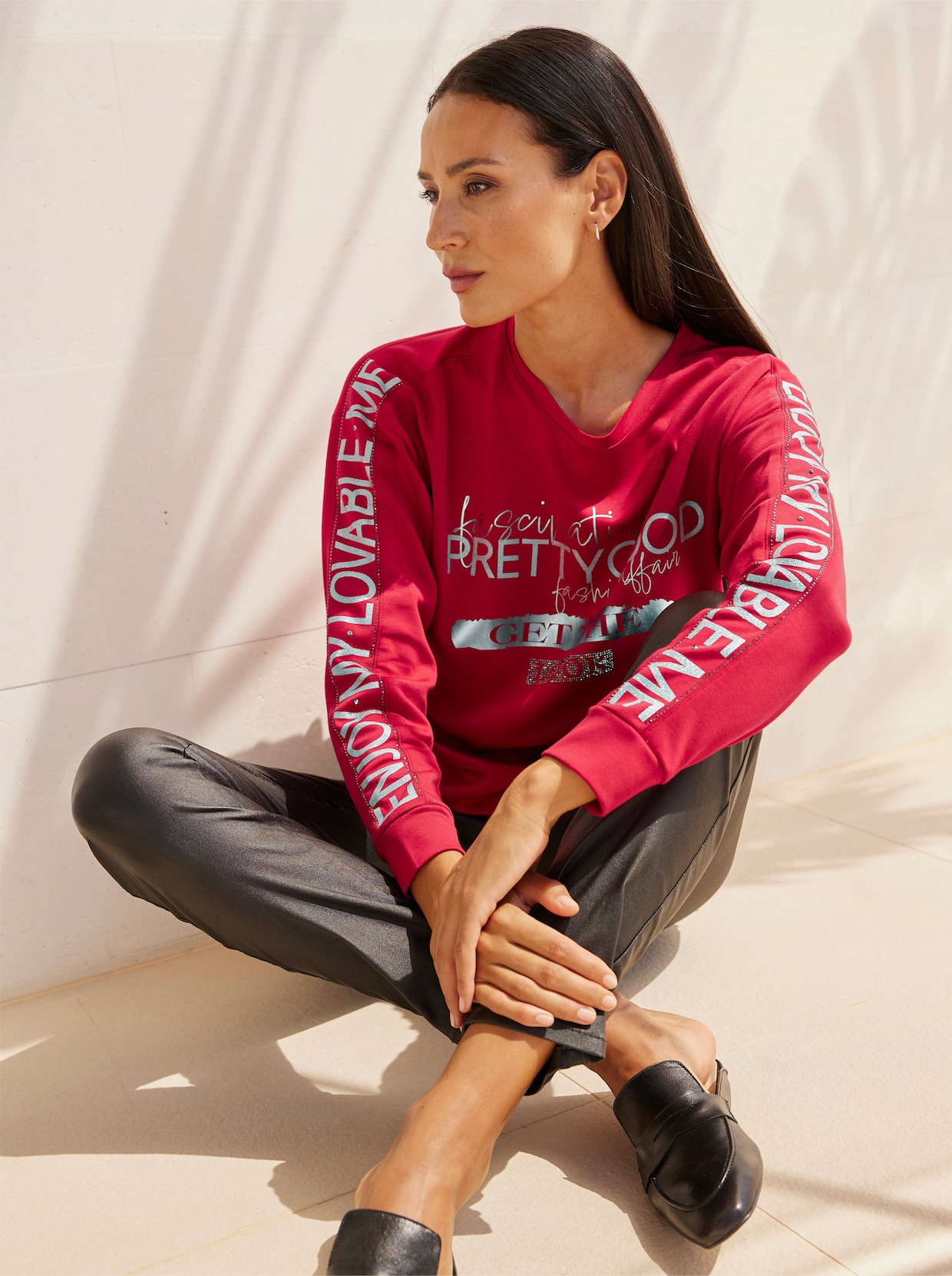 heine Shirt met lange mouwen - rood
