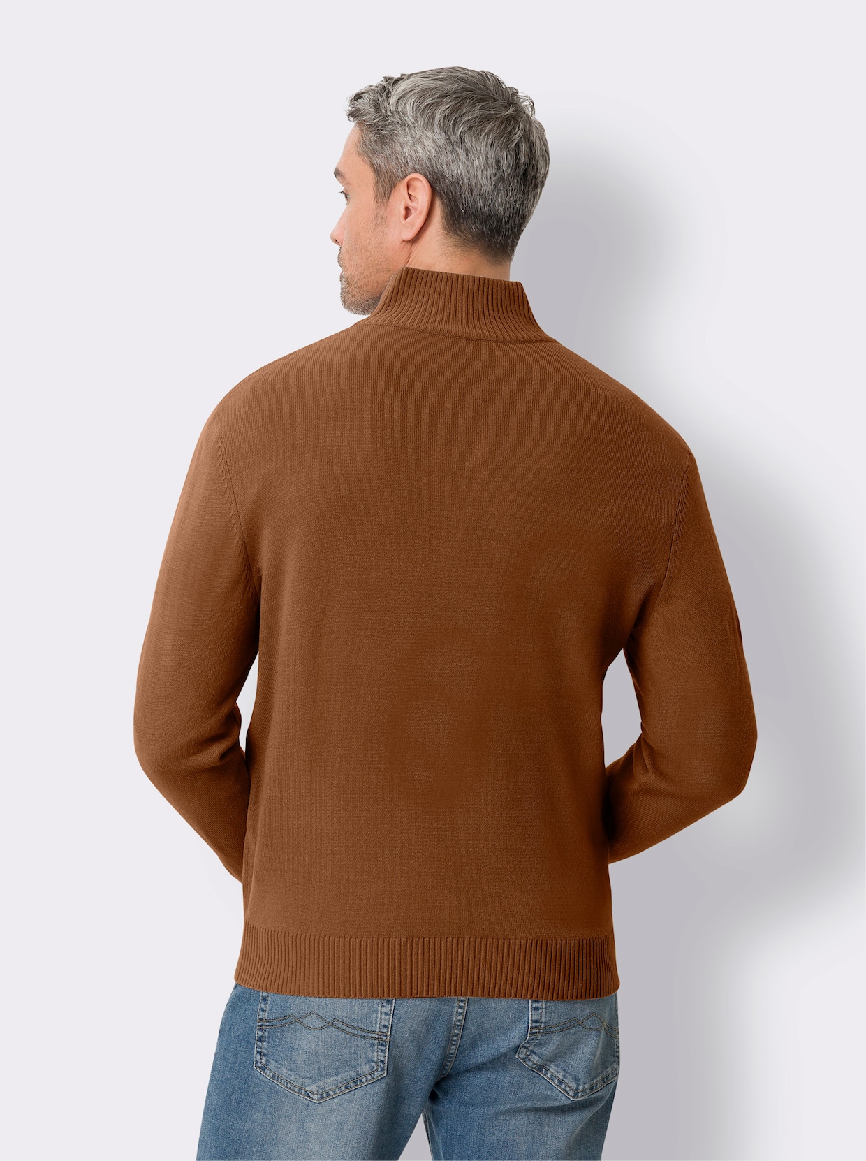 Tricotvest - cognac
