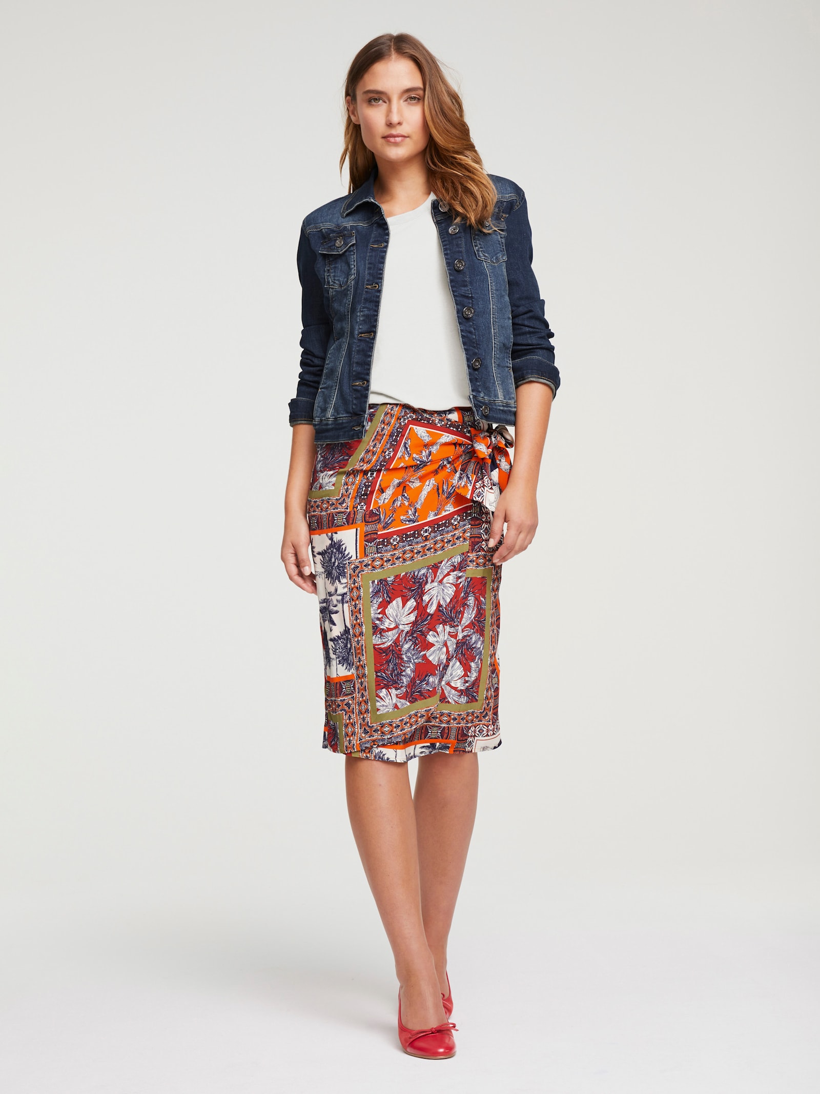 heine Jeansjacke in Used-Waschung - dark used