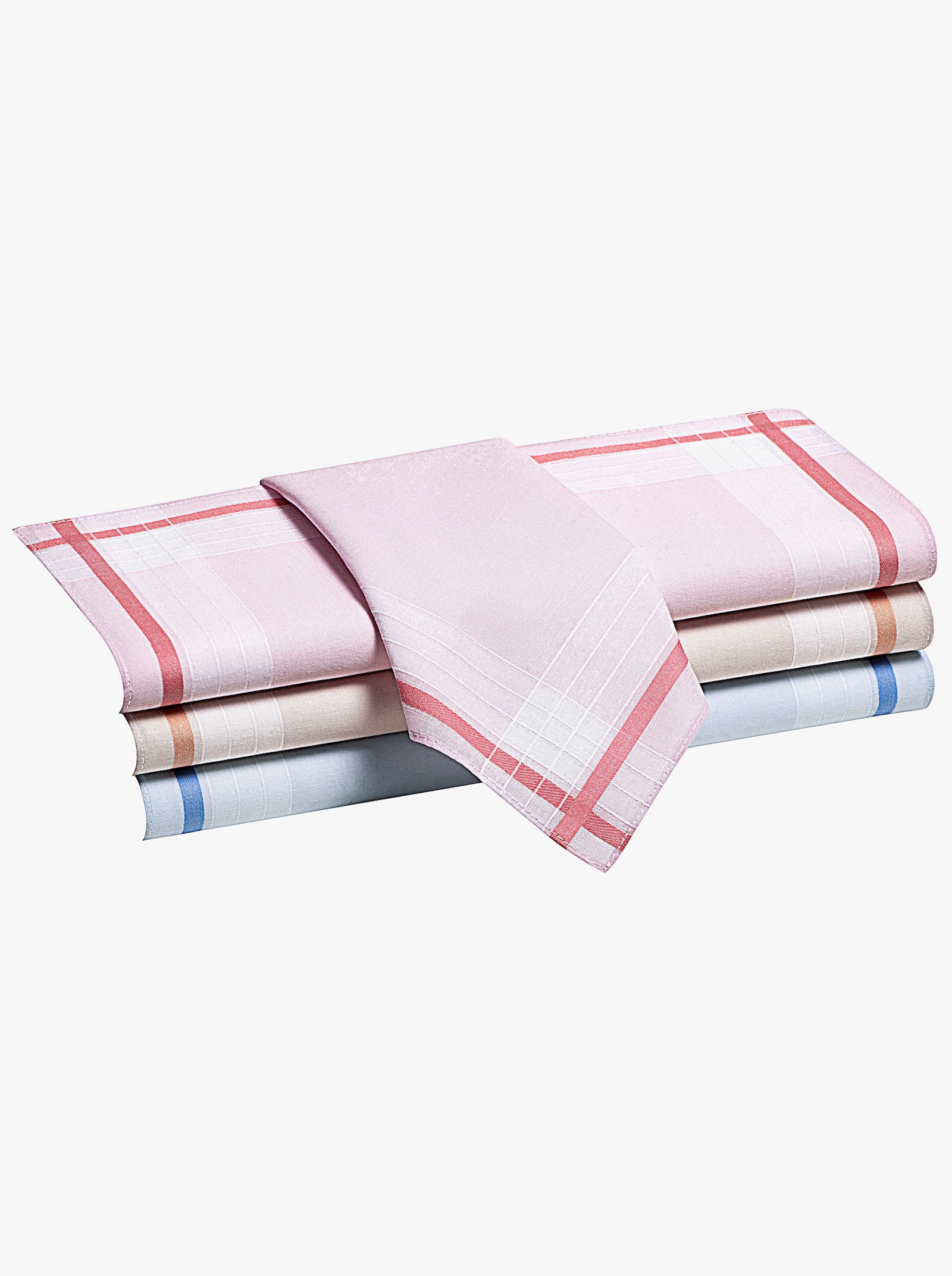 Dameszakdoeken - op kleur gesorteerd