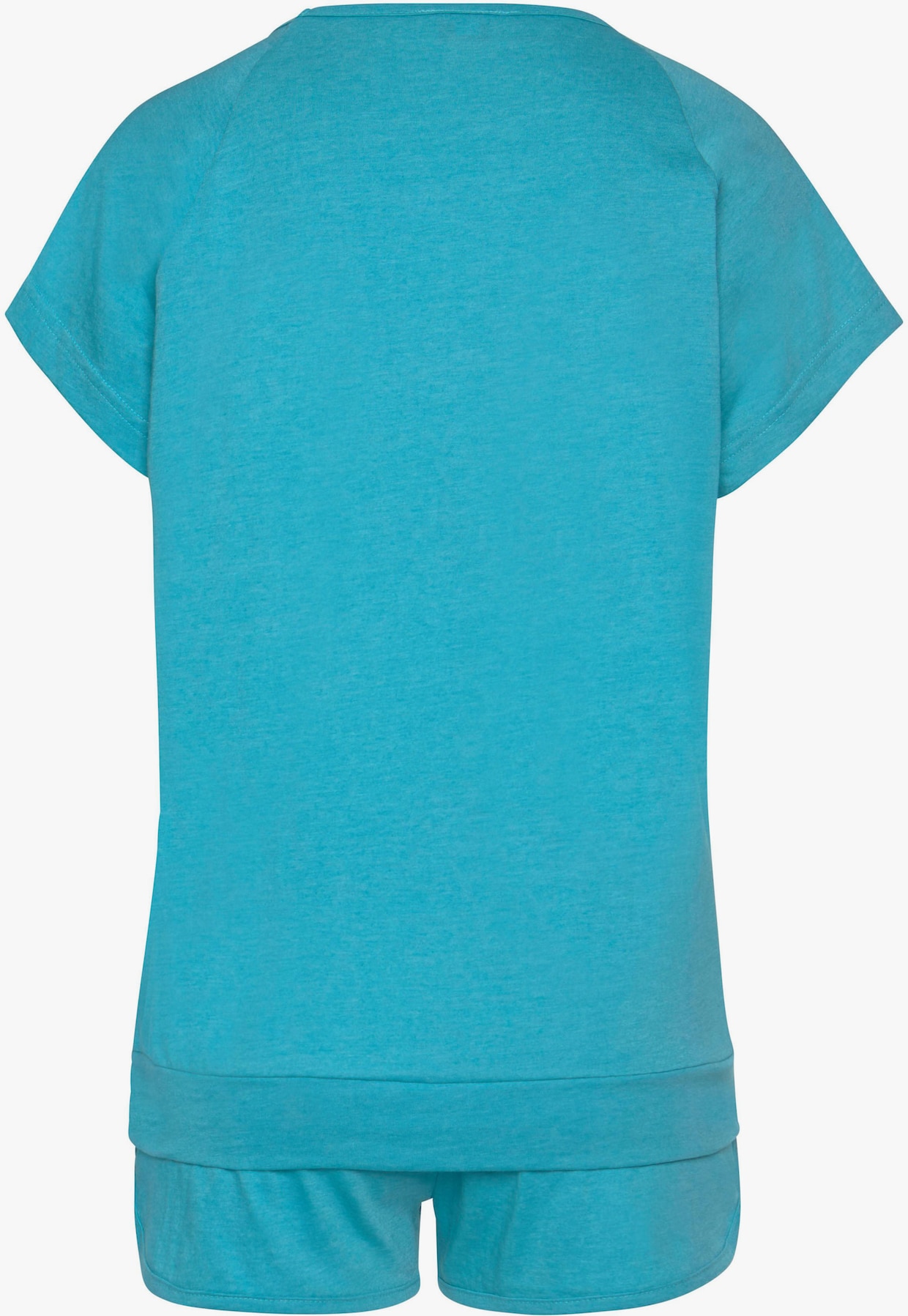 Arizona Pyjama court - turquoise, anthracite