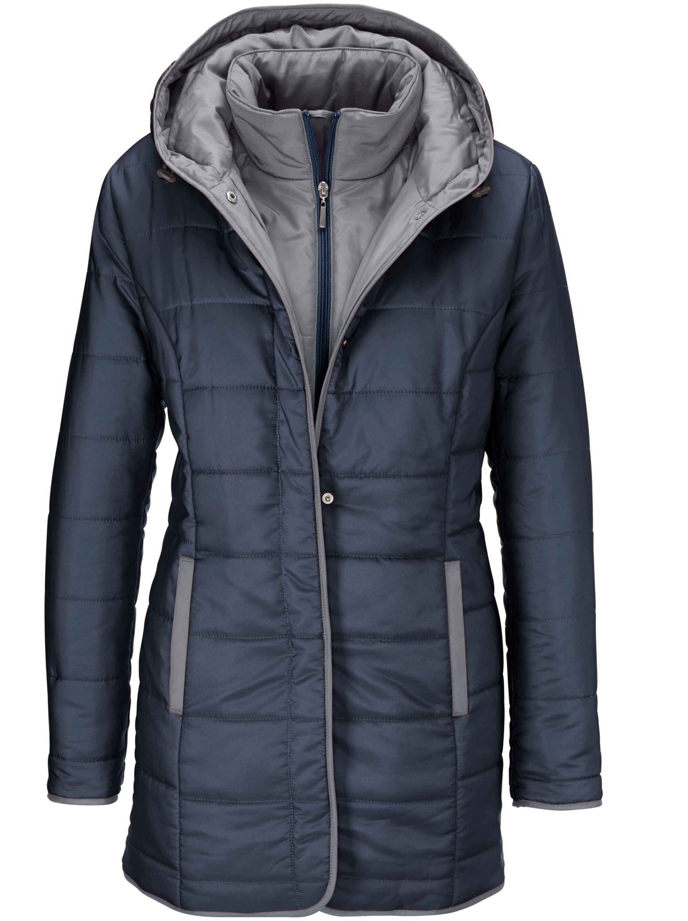 Jacke - marine-grau