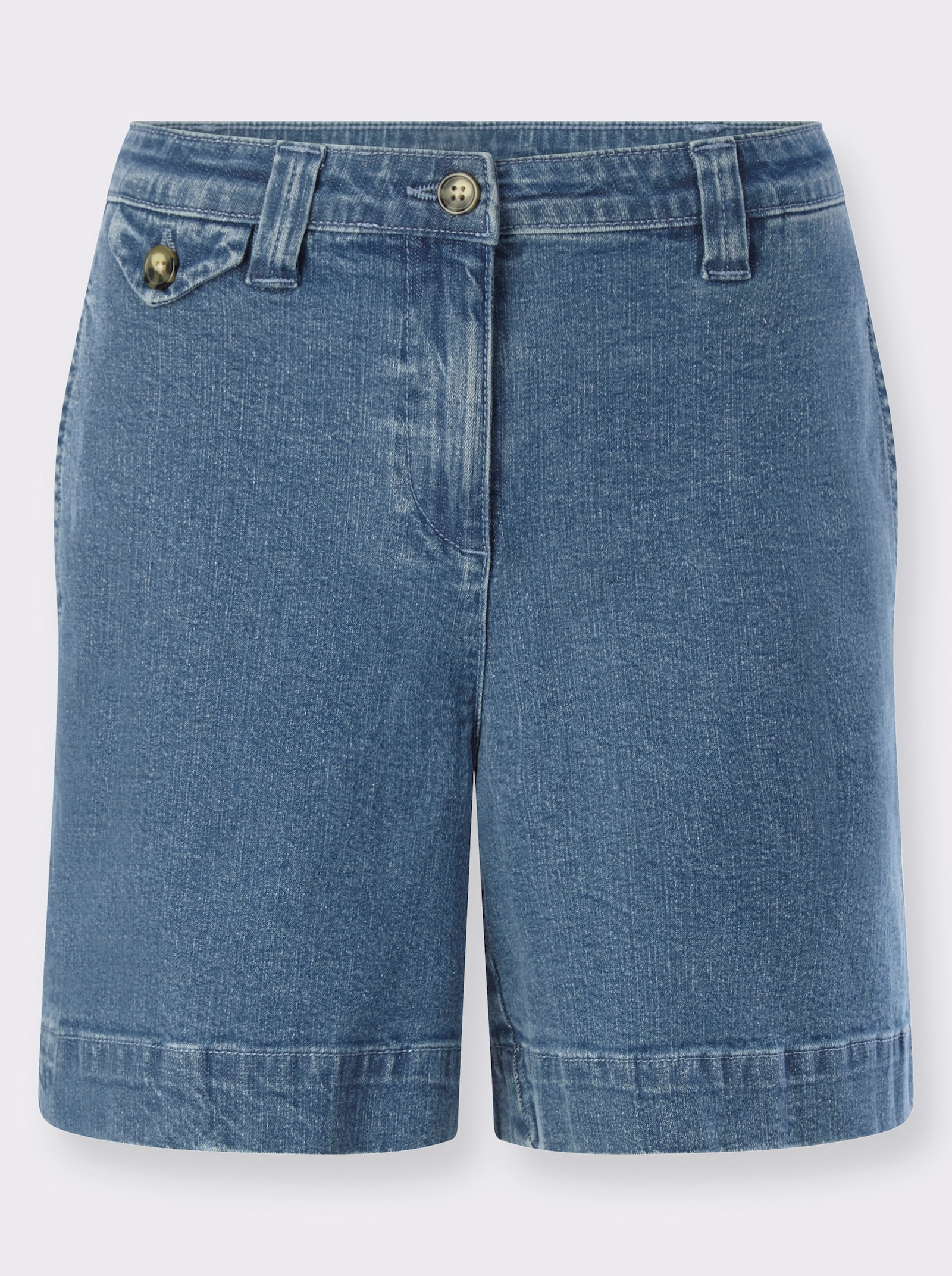 heine Shorts mit etwas weiterem Bein - blue-bleached