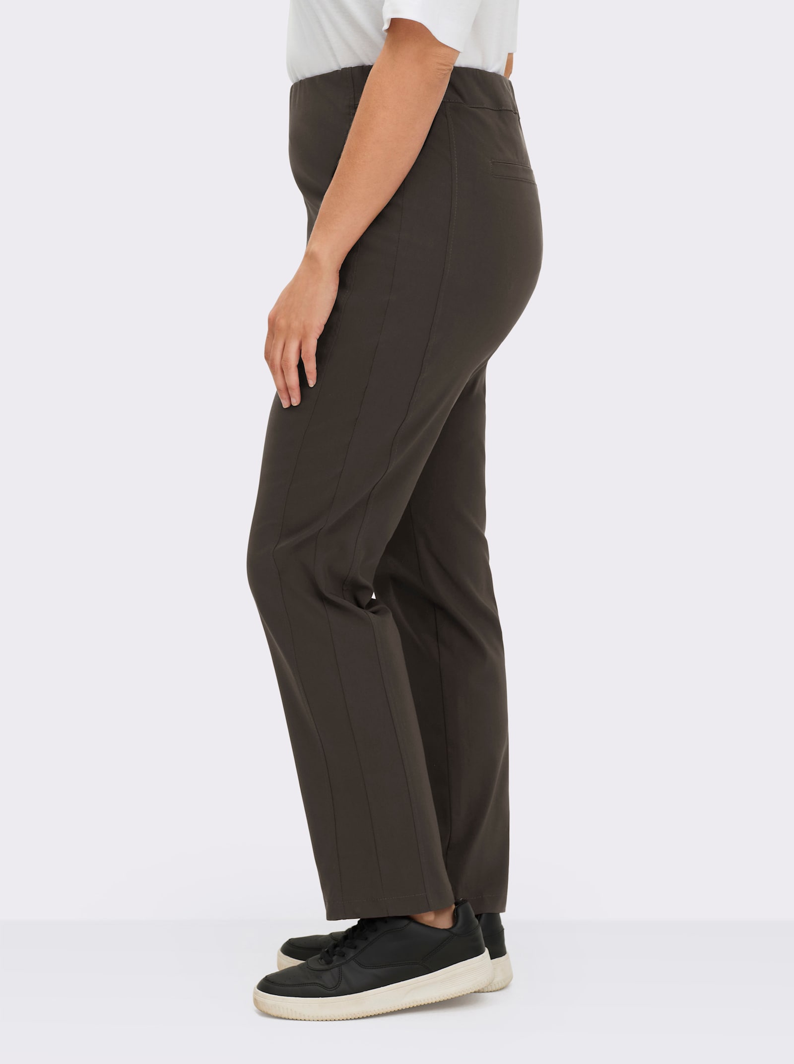 Stehmann Comfort line Hose mit Dehnbund, Viskose-Qualität - braun