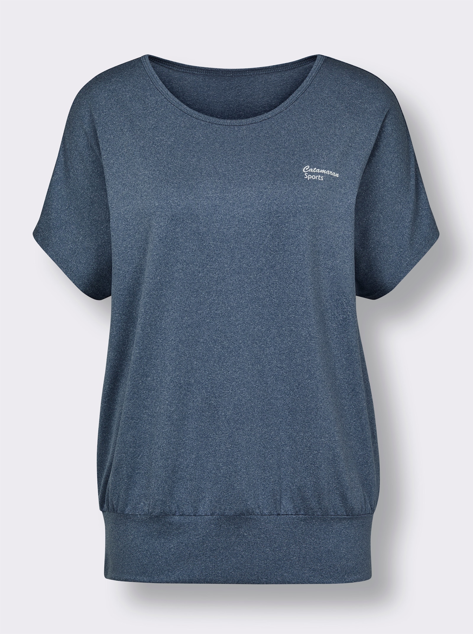 Catamaran Sports Funktionsshirt , atmungsaktiv und schnell trocknend - dunkelblau-meliert