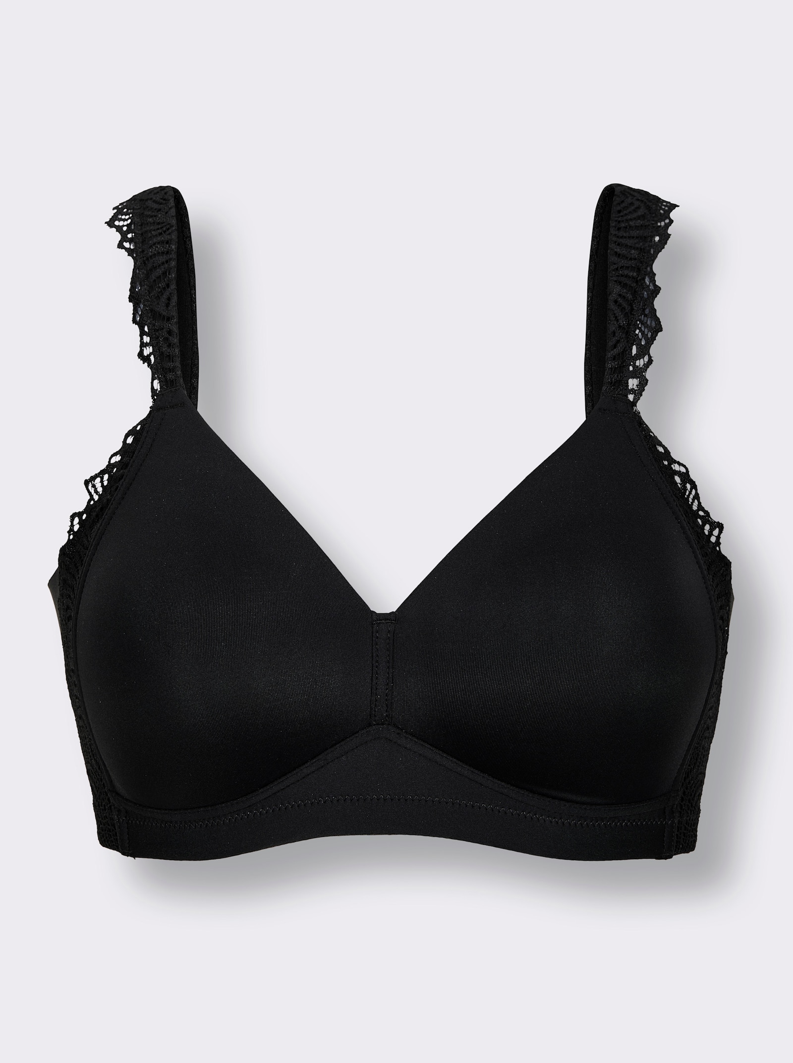 Naturana Schalen-BH ohne Bügel - schwarz