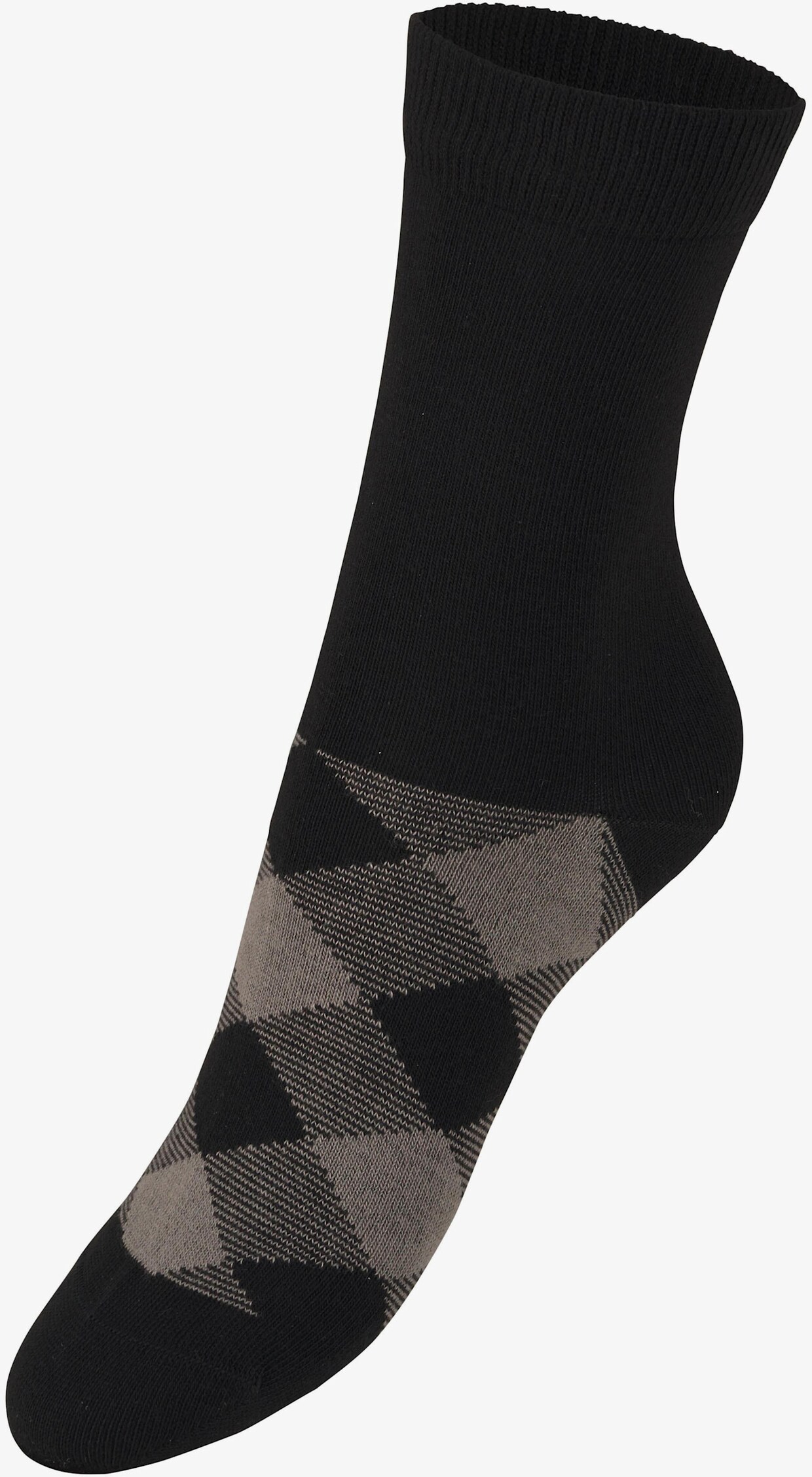 H.I.S Chaussettes - noir à motifs