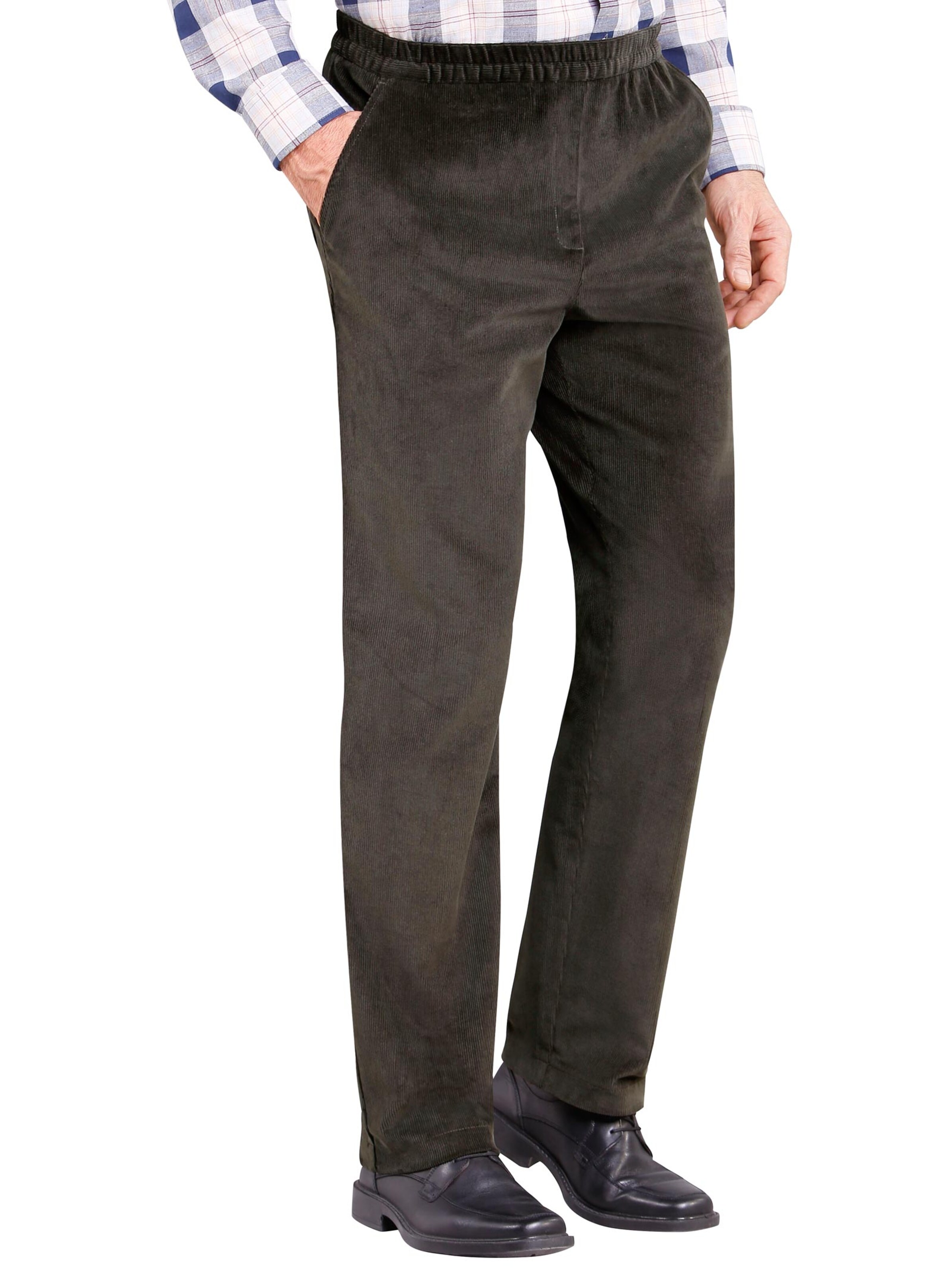 Cord-Hose - dunkelgrün