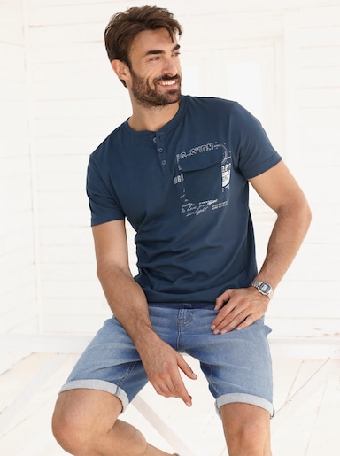 Catamaran Kurzarmshirt - dunkelblau