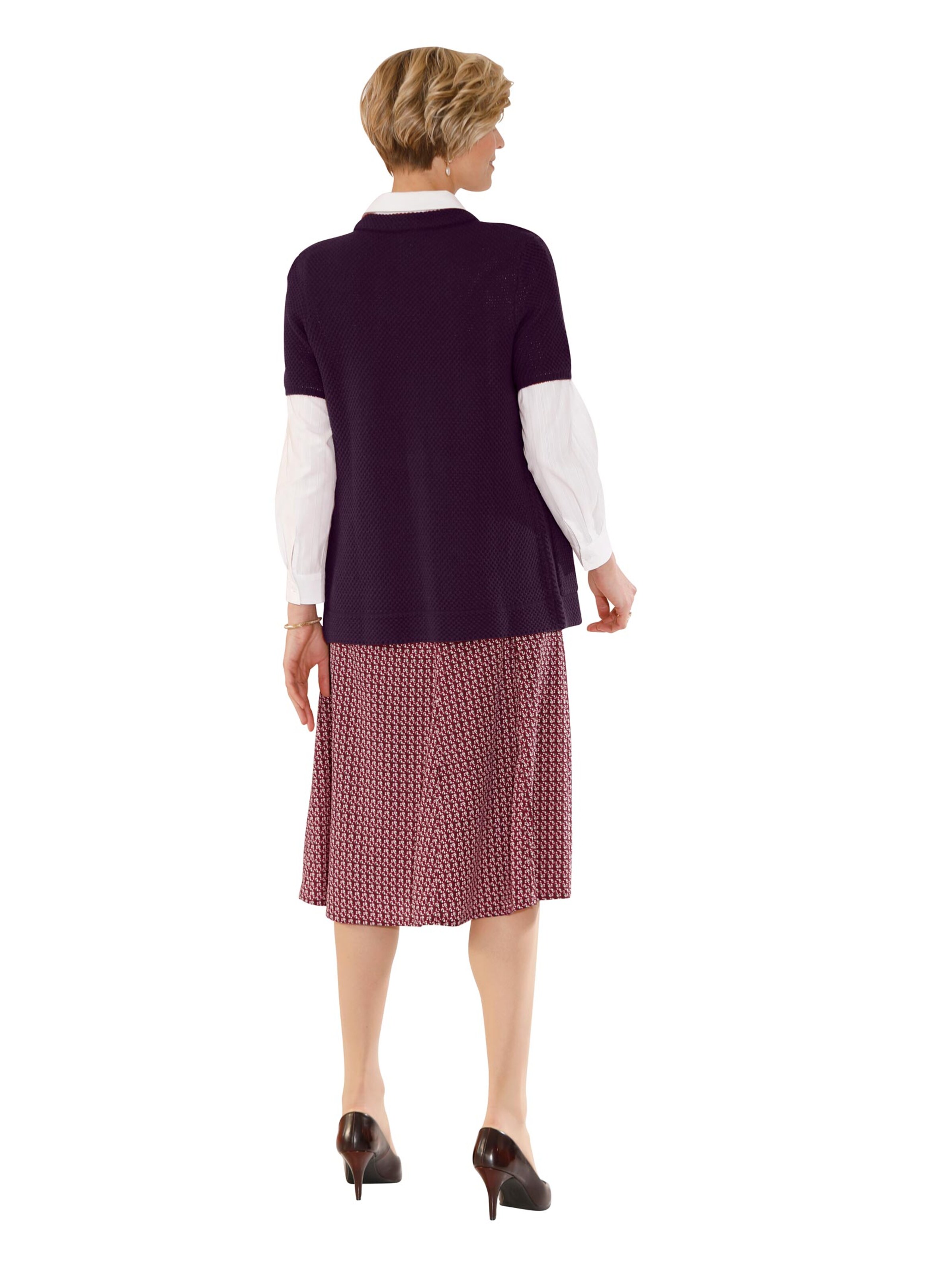 Rock - bordeaux-bedruckt