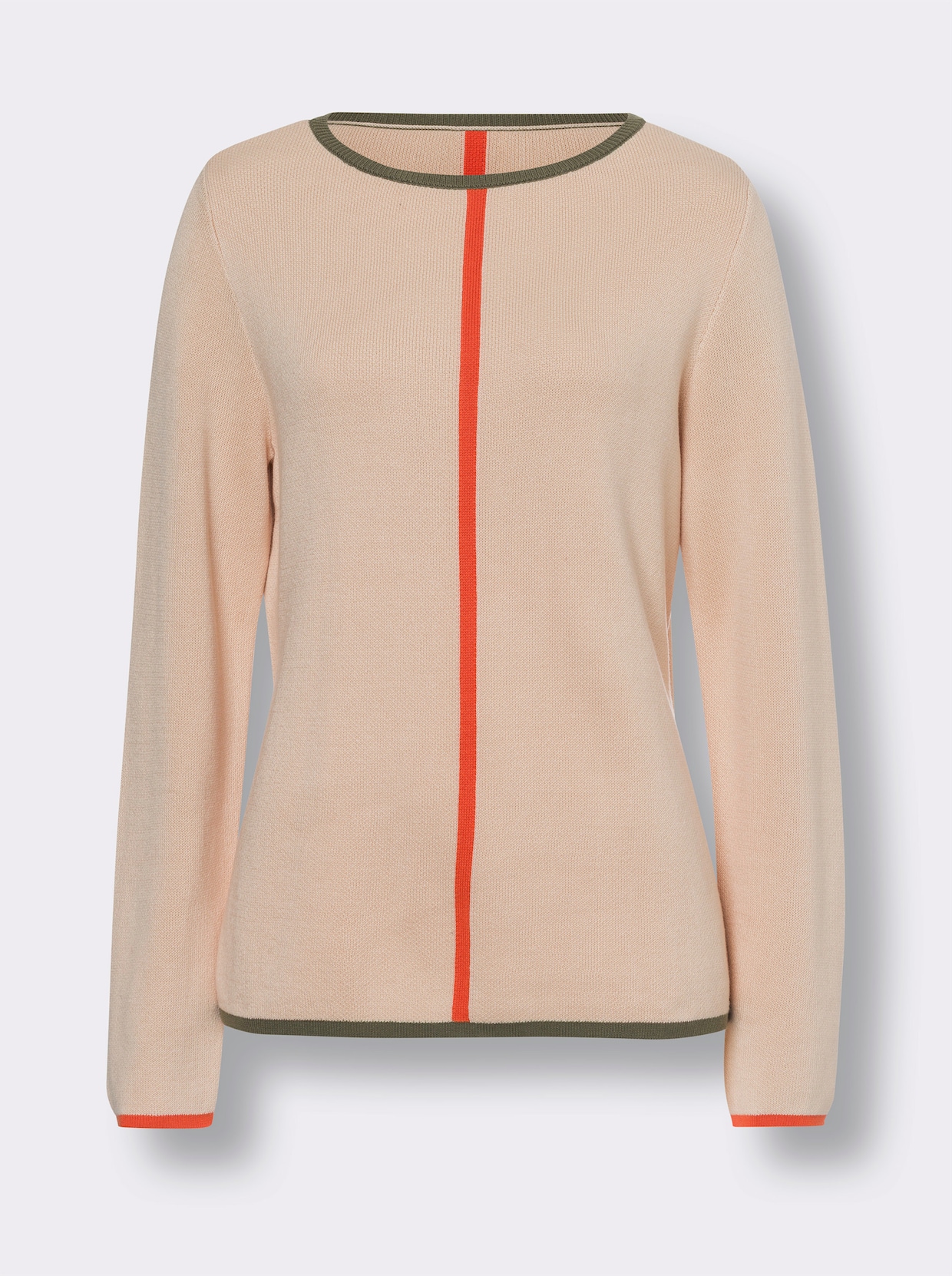 heine Jacquard-Pullover - elfenbein