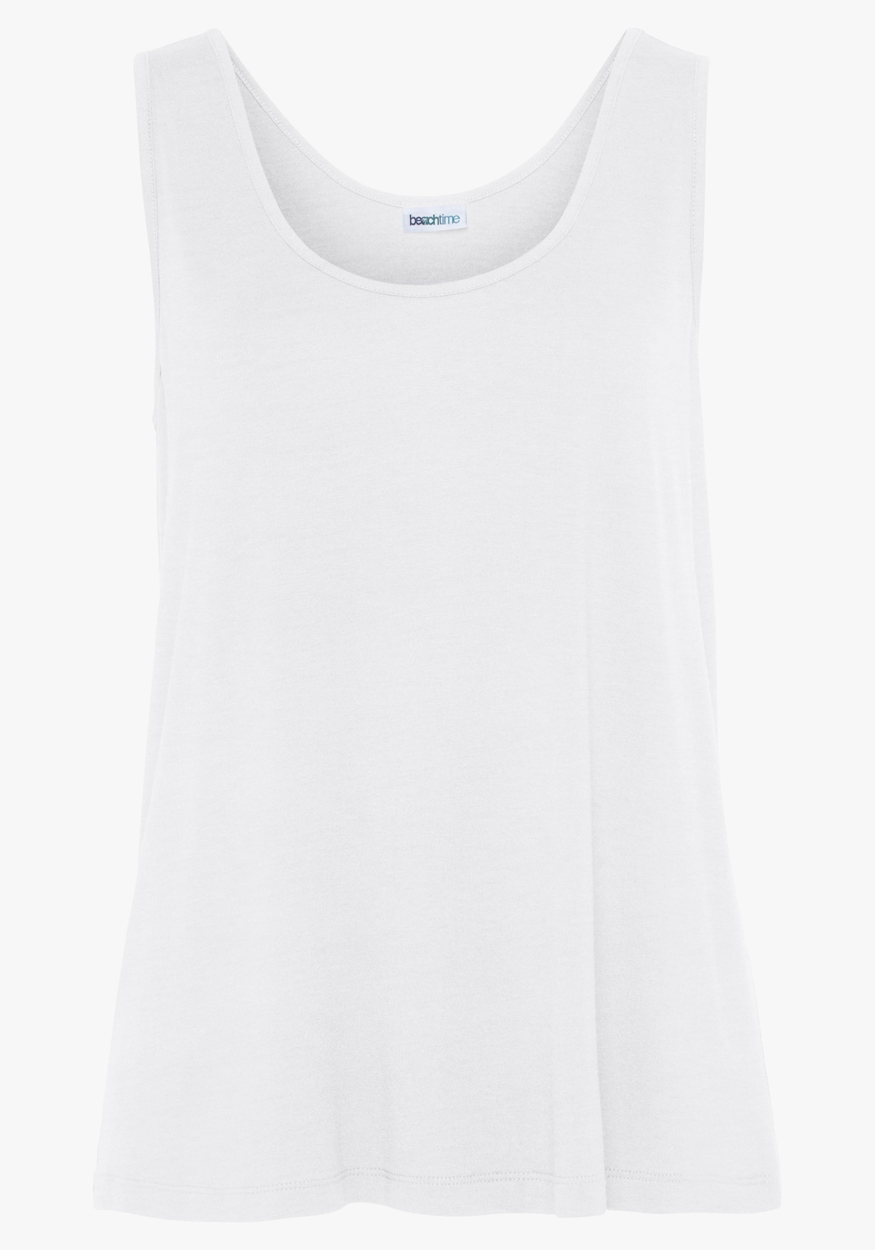 Beachtime Tanktop - lila+wit