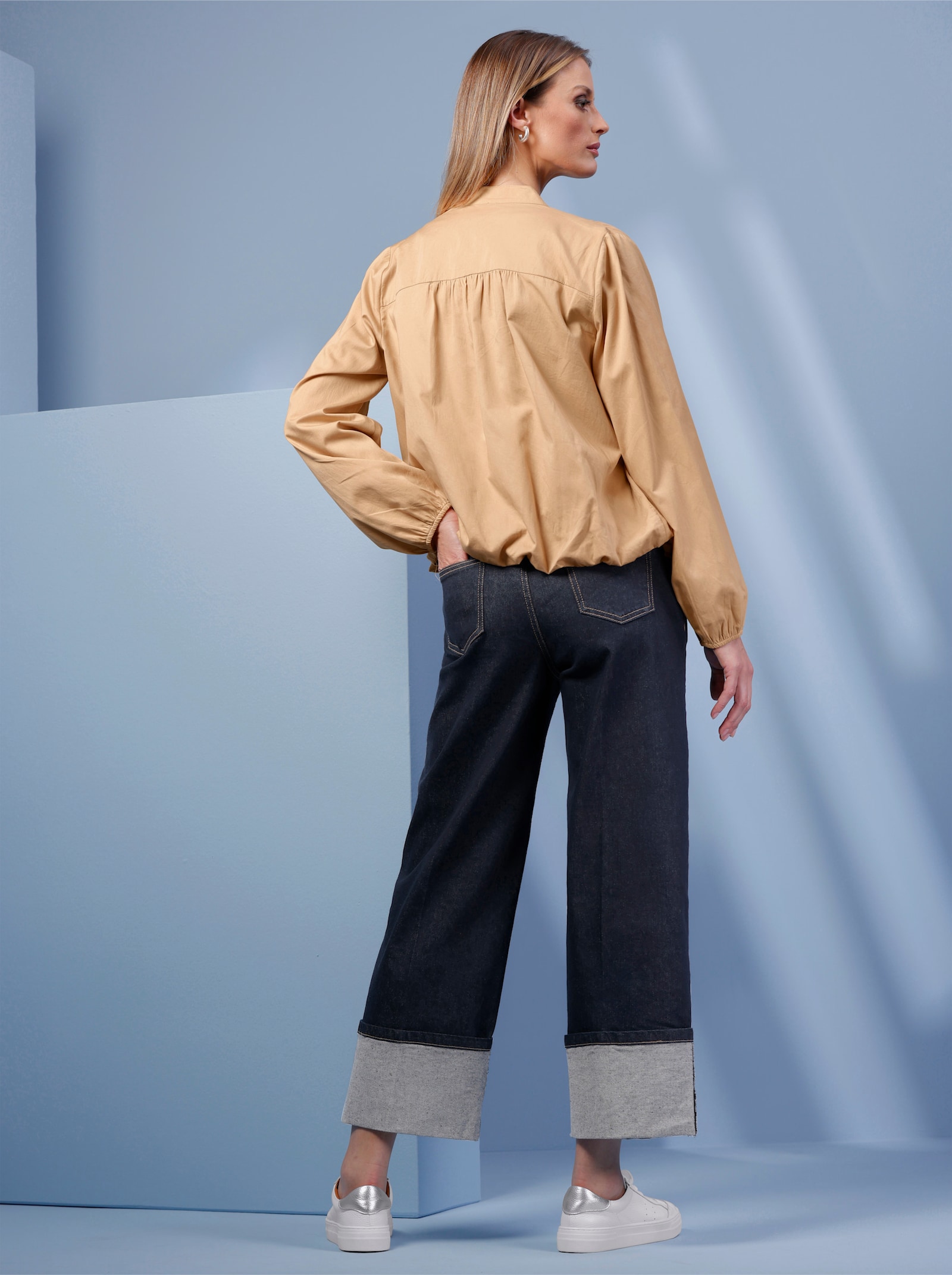 heine Blouson mit elastischen Abschlüssen - camel