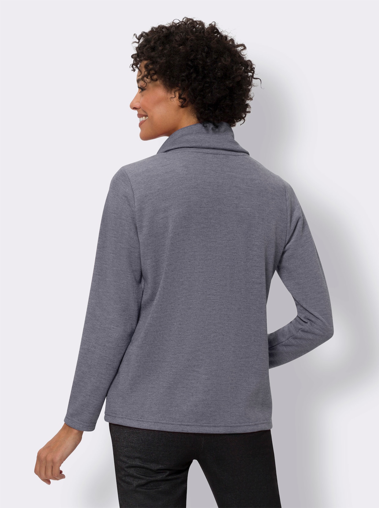 Sweatshirt - marin, melerad