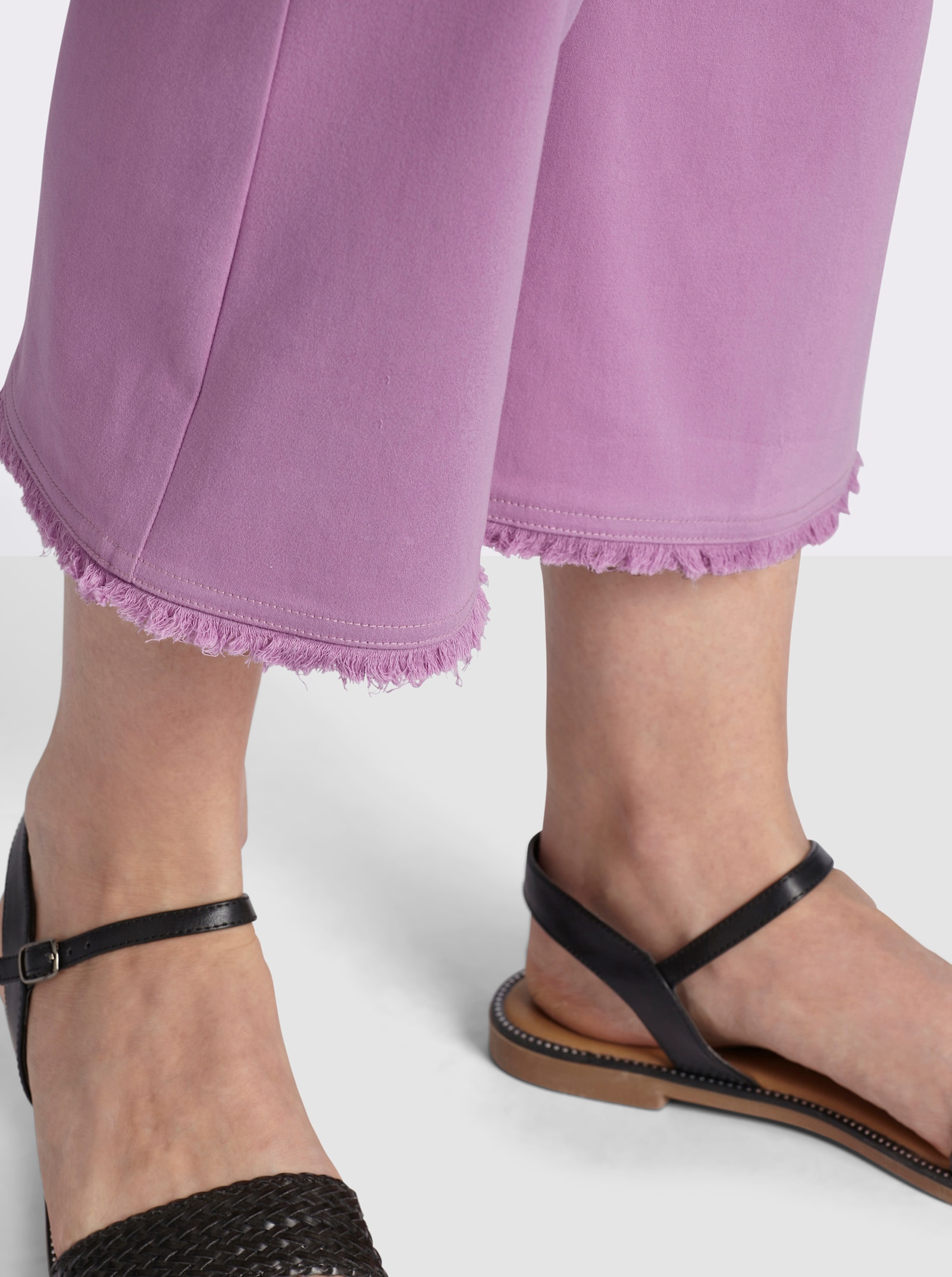 sheego 7/8-Hose in leichter Bootcut-Form - orchidee