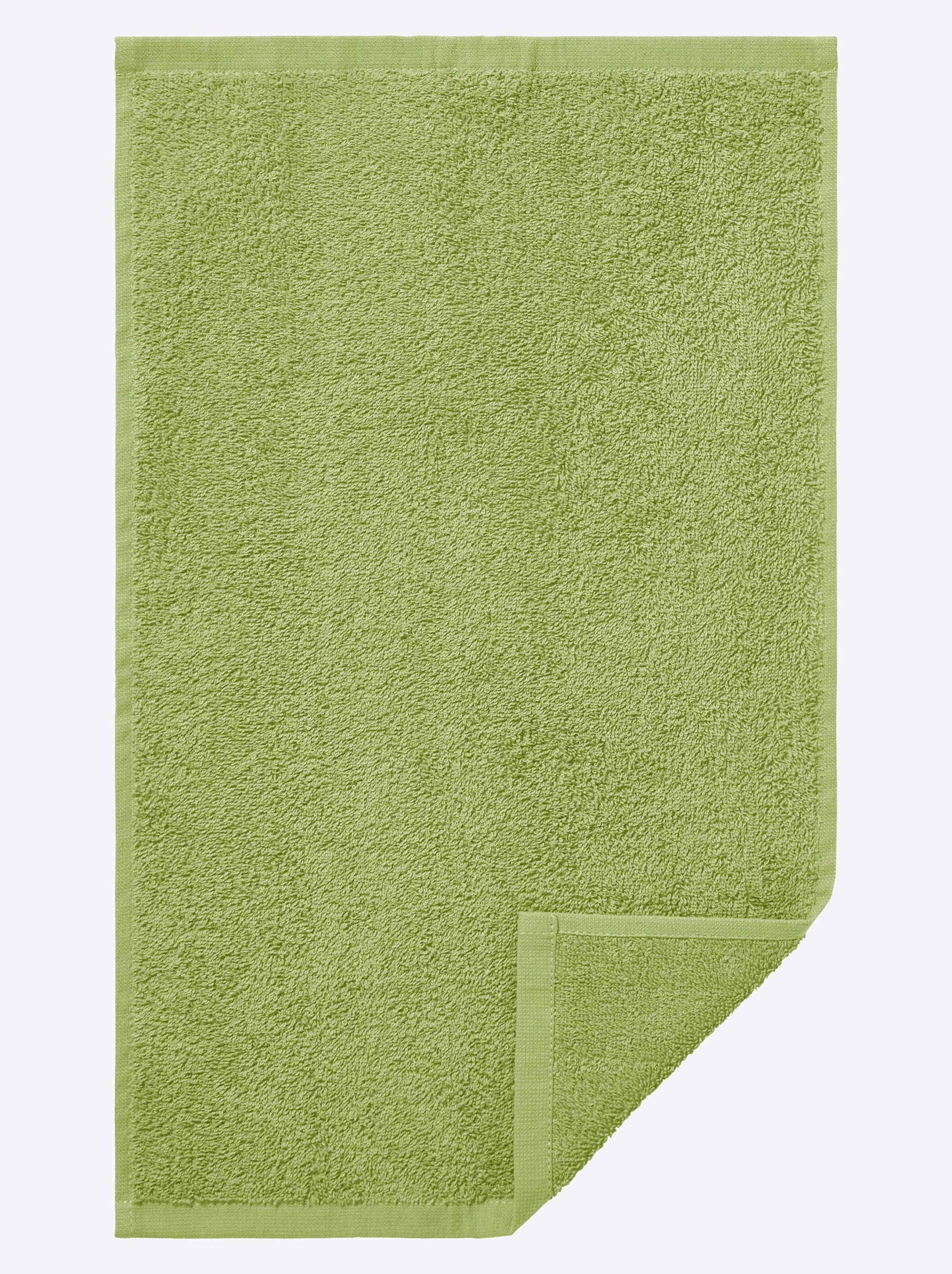 Heimtextilien Handtücher wäschepur 4-tlg. Handtuch-Sparset in kiwi 