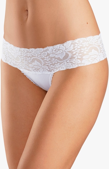 Vivance slip brésilien - beige, blanc, noir