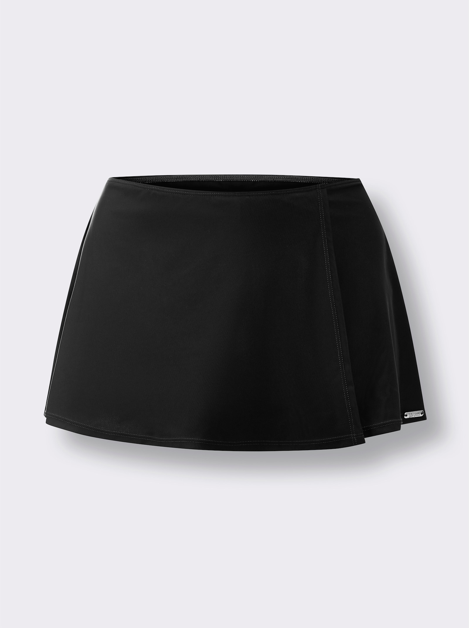 feel good Bade-Rock in Wickeloptik - schwarz