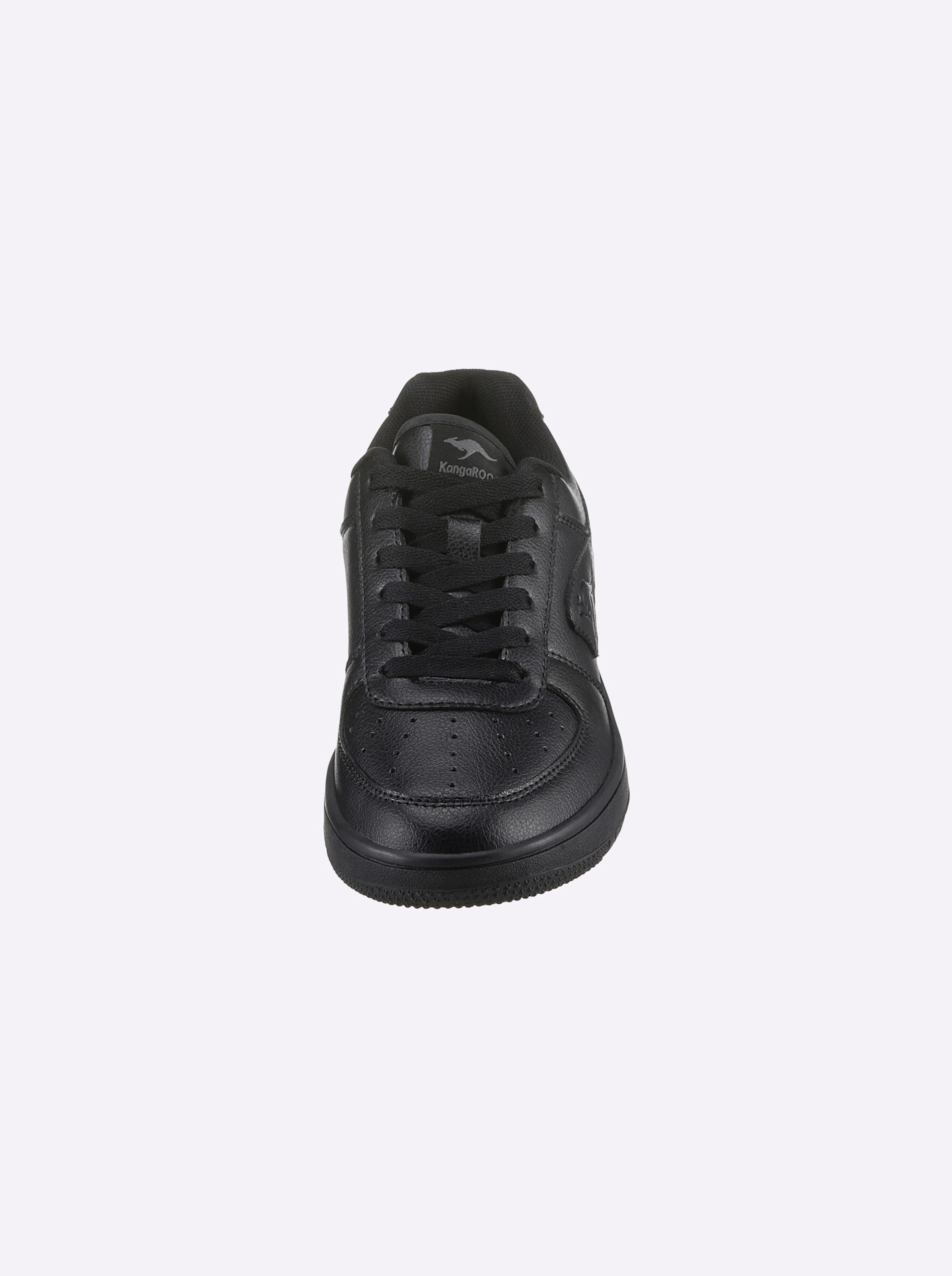 LED Innen günstig Kaufen-Sneaker in schwarz von KangaROOS. Sneaker in schwarz von KangaROOS <![CDATA[Ihre Füße werden ihn lieben! Der Sneaker von KangaROOS weiß wie er mit Optik und Gehkomfort überzeugt. Obermaterial aus Lederimitat. Innen aus Textil. Leicht anzuziehen dank S