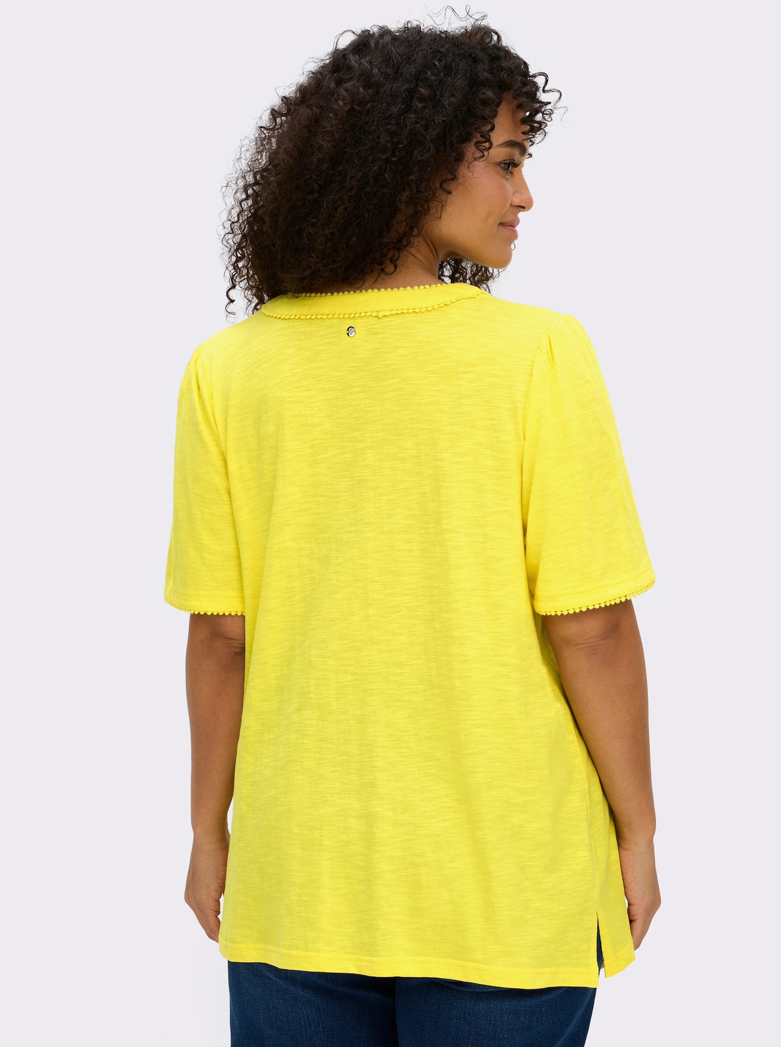 sheego Halbarmshirt - limone