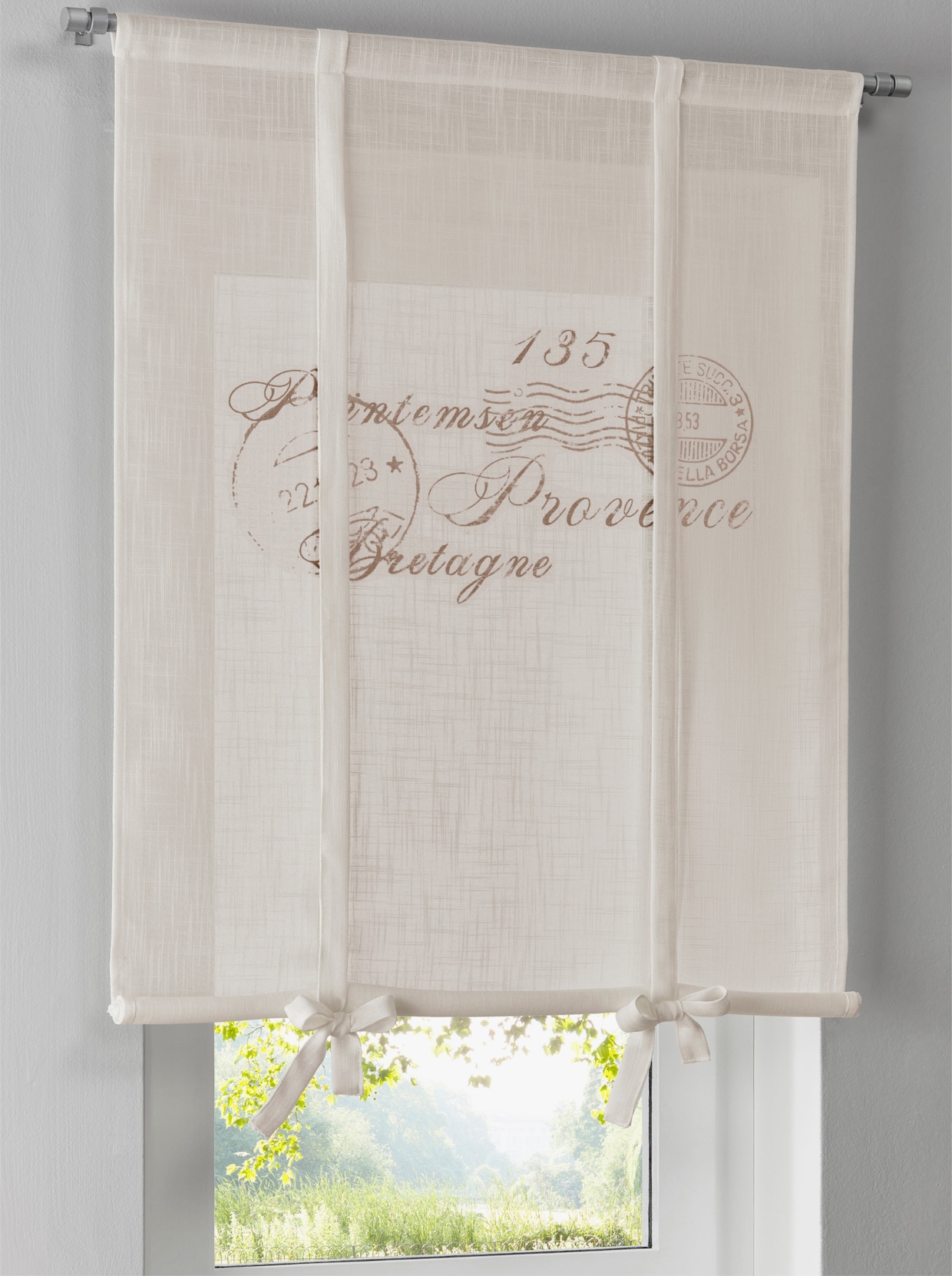 heine home Bandjesrolgordijn - offwhite