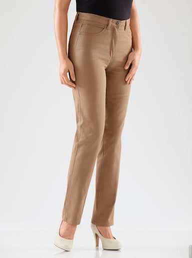 5-Pocket-Jeans mit Stretch-Anteil - camel