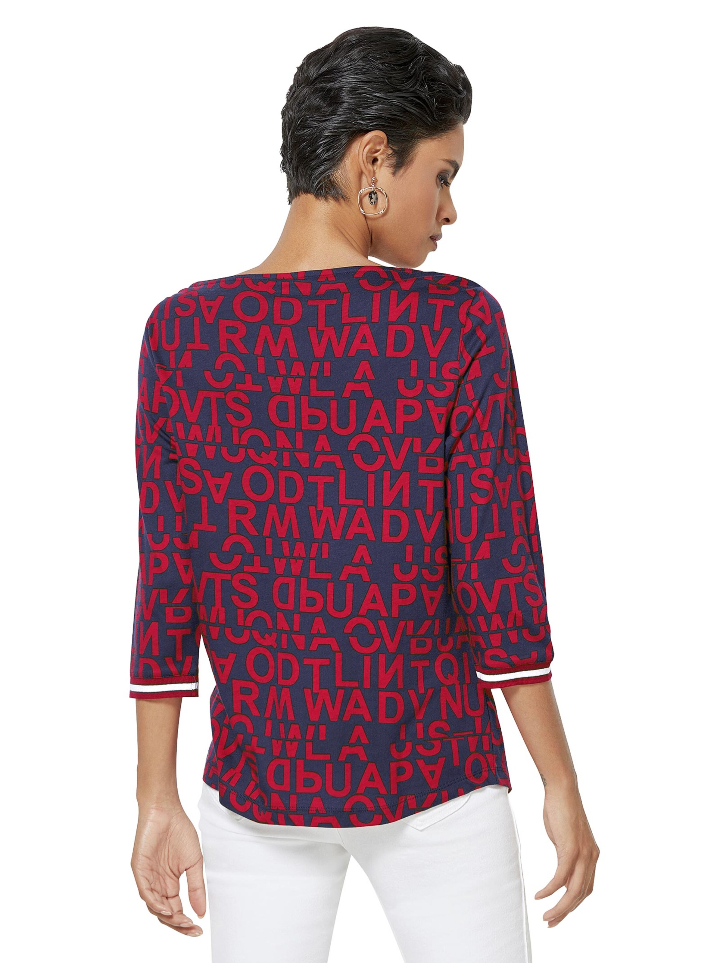 Shirt - blau-bedruckt