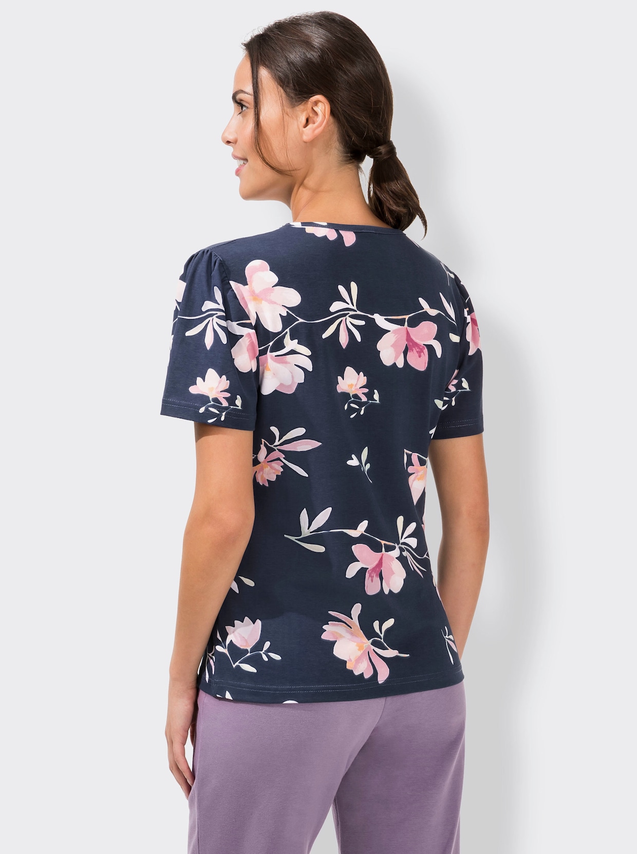 Plantier Shirt - marine gedessineerd