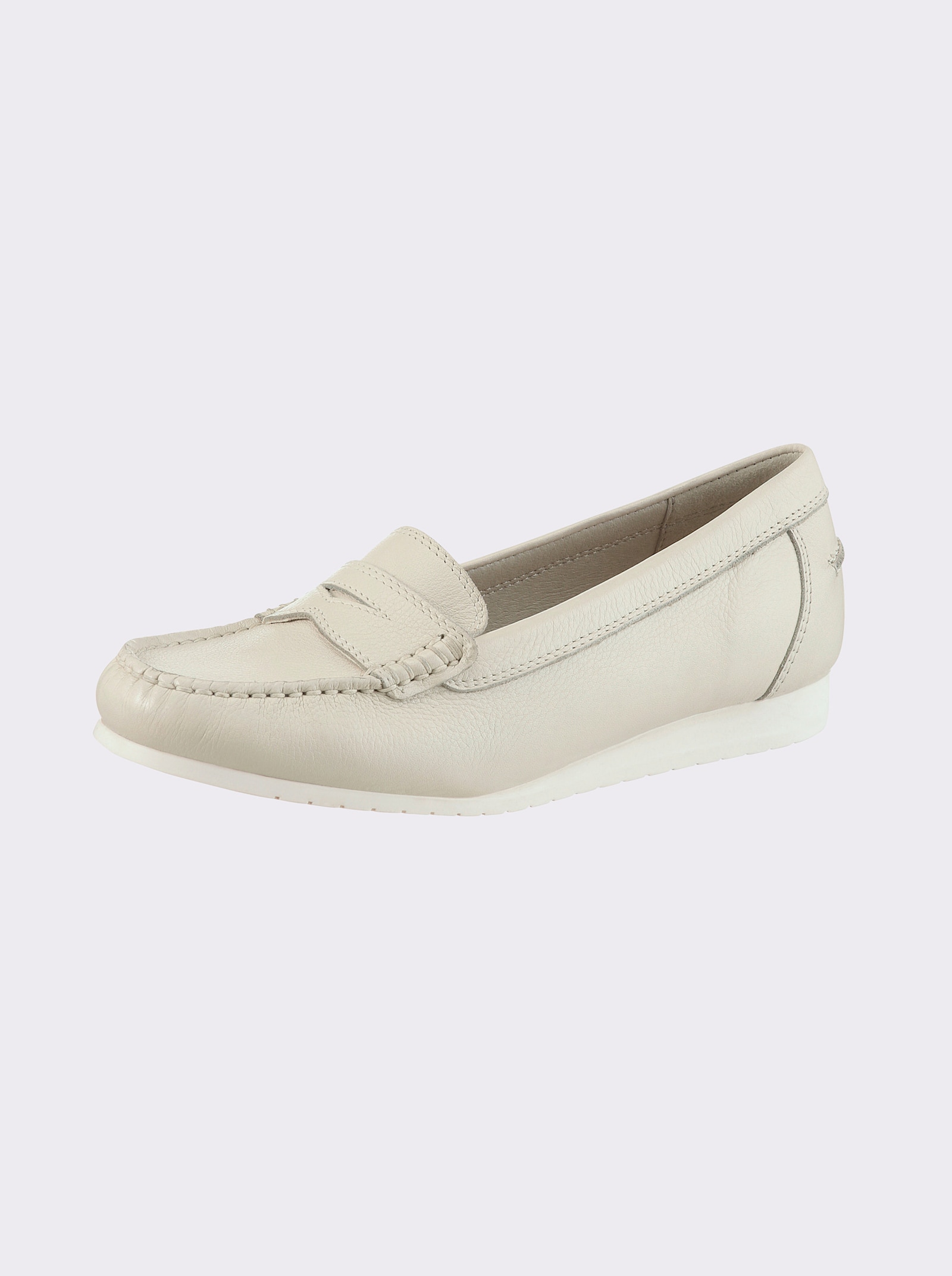 airsoft modern+ Slipper in Mokassin-Machart - ecru