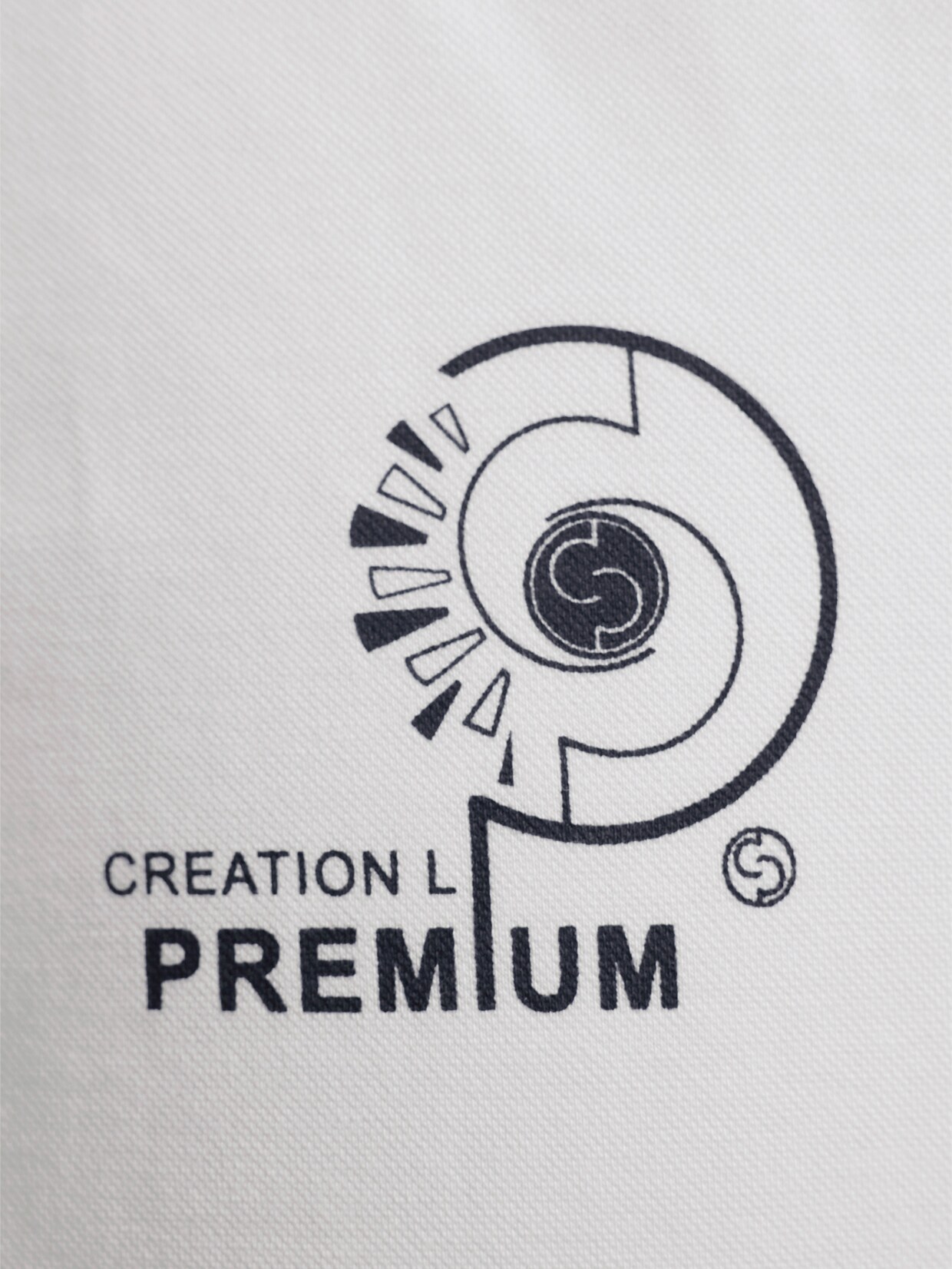 CREATION L PREMIUM Poloshirt - weiß-marine