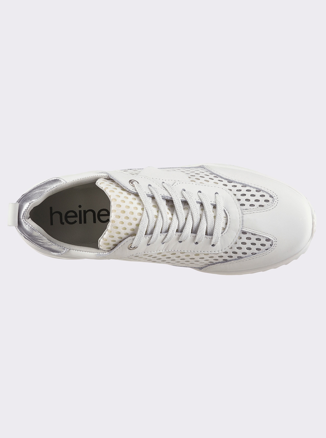 heine Sneaker - weiß-silberfarben