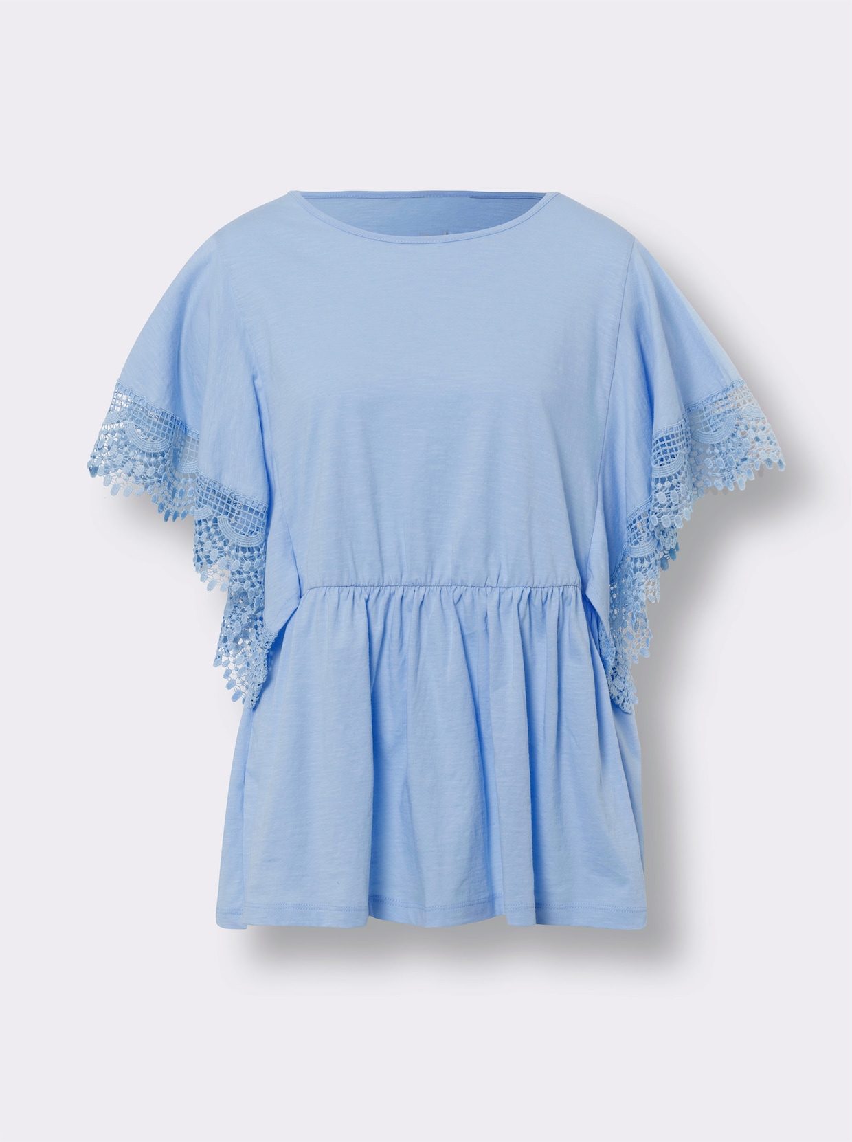 heine Vleermuisshirt - lichtblauw
