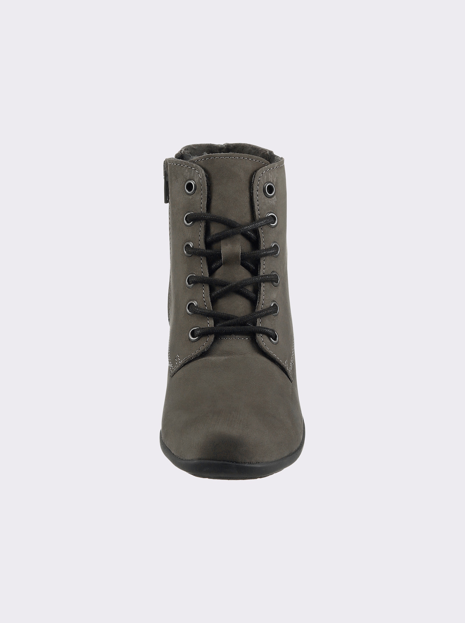 airsoft modern+ Stiefelette wärmend gefüttert, für kräftige Füße - dunkeltaupe