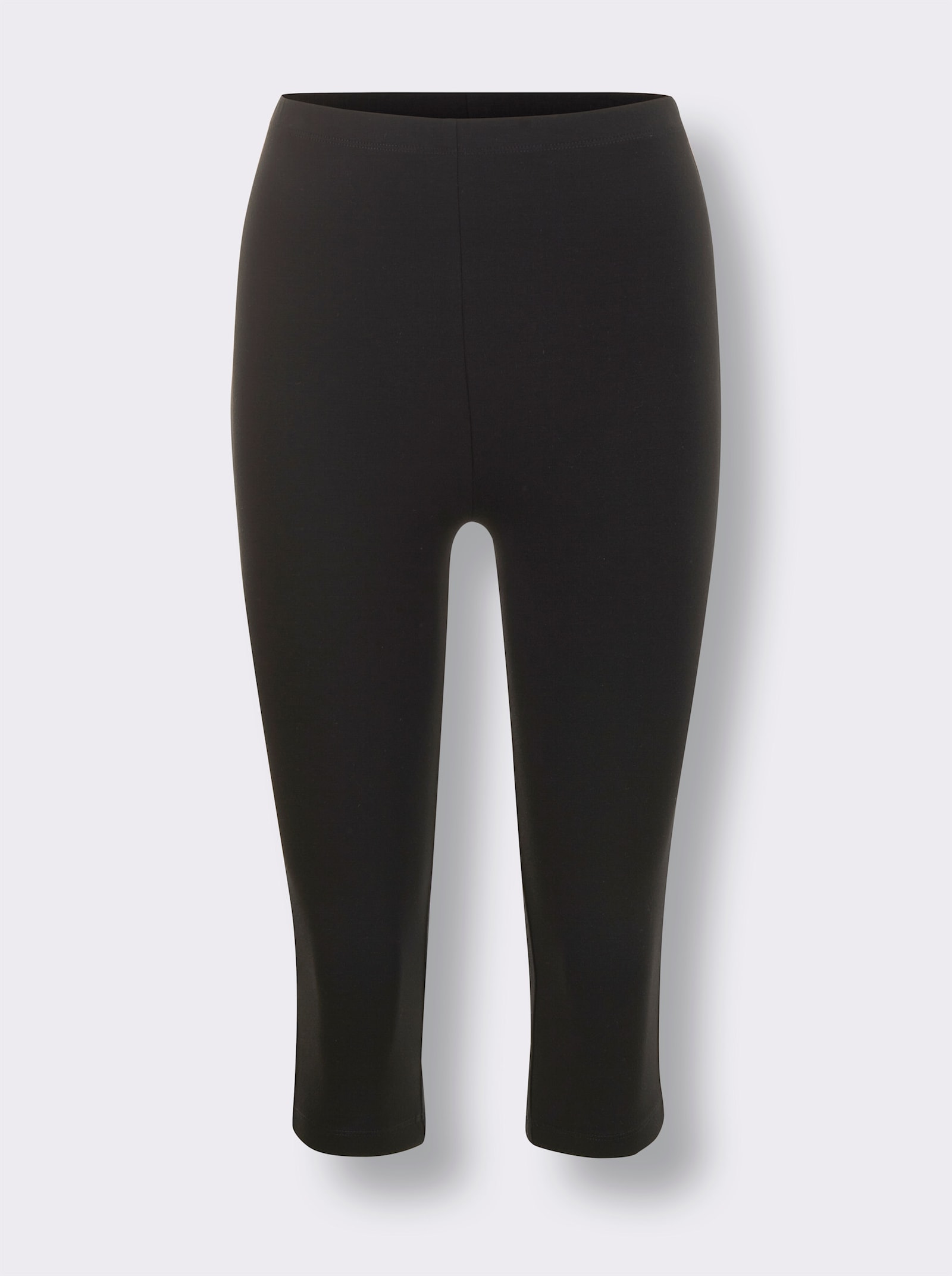 wäschepur Caprianzug mit Tunika-Oberteil - weiß-schwarz-bedruckt