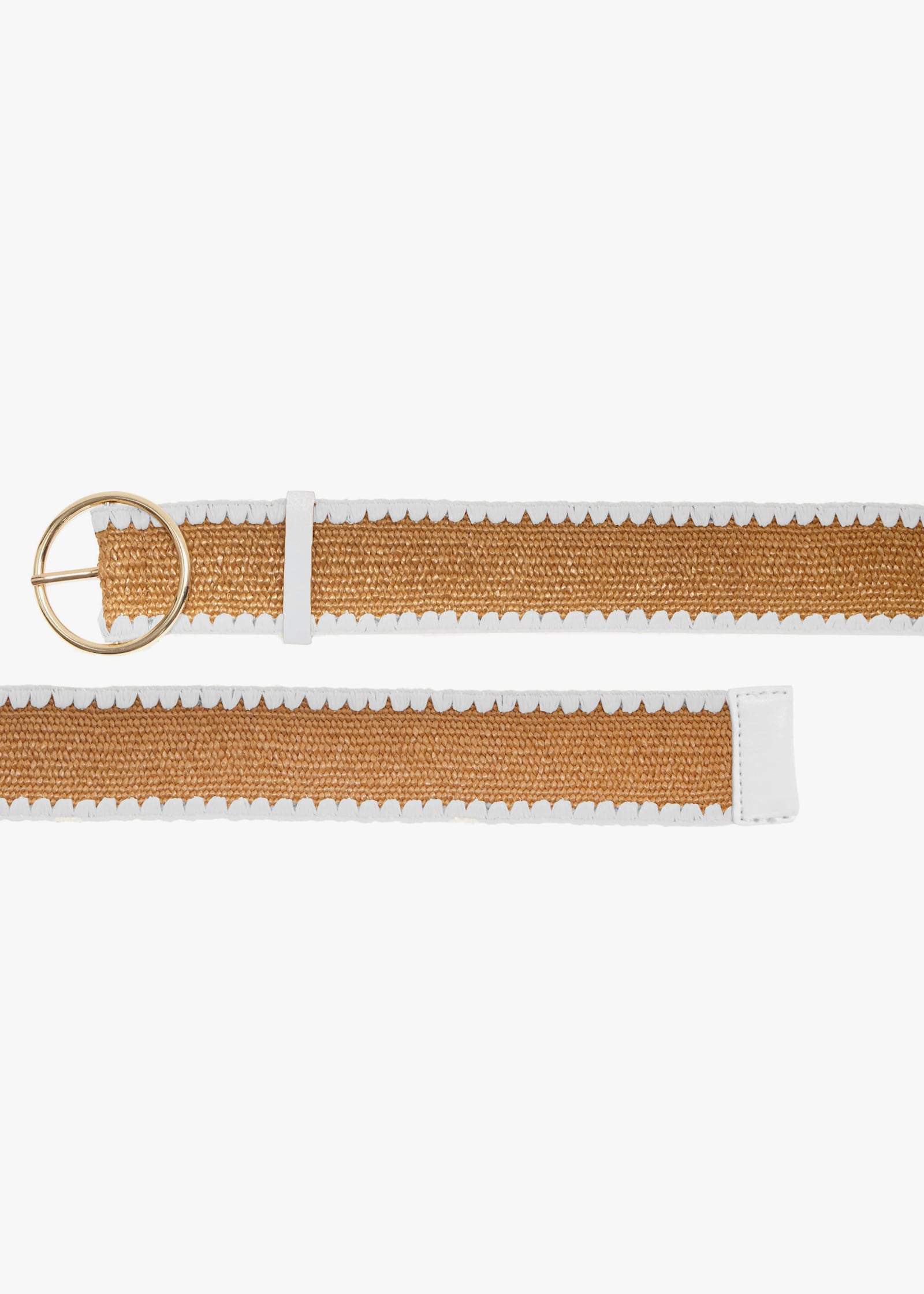 LASCANA Ceinture - beige/blanc