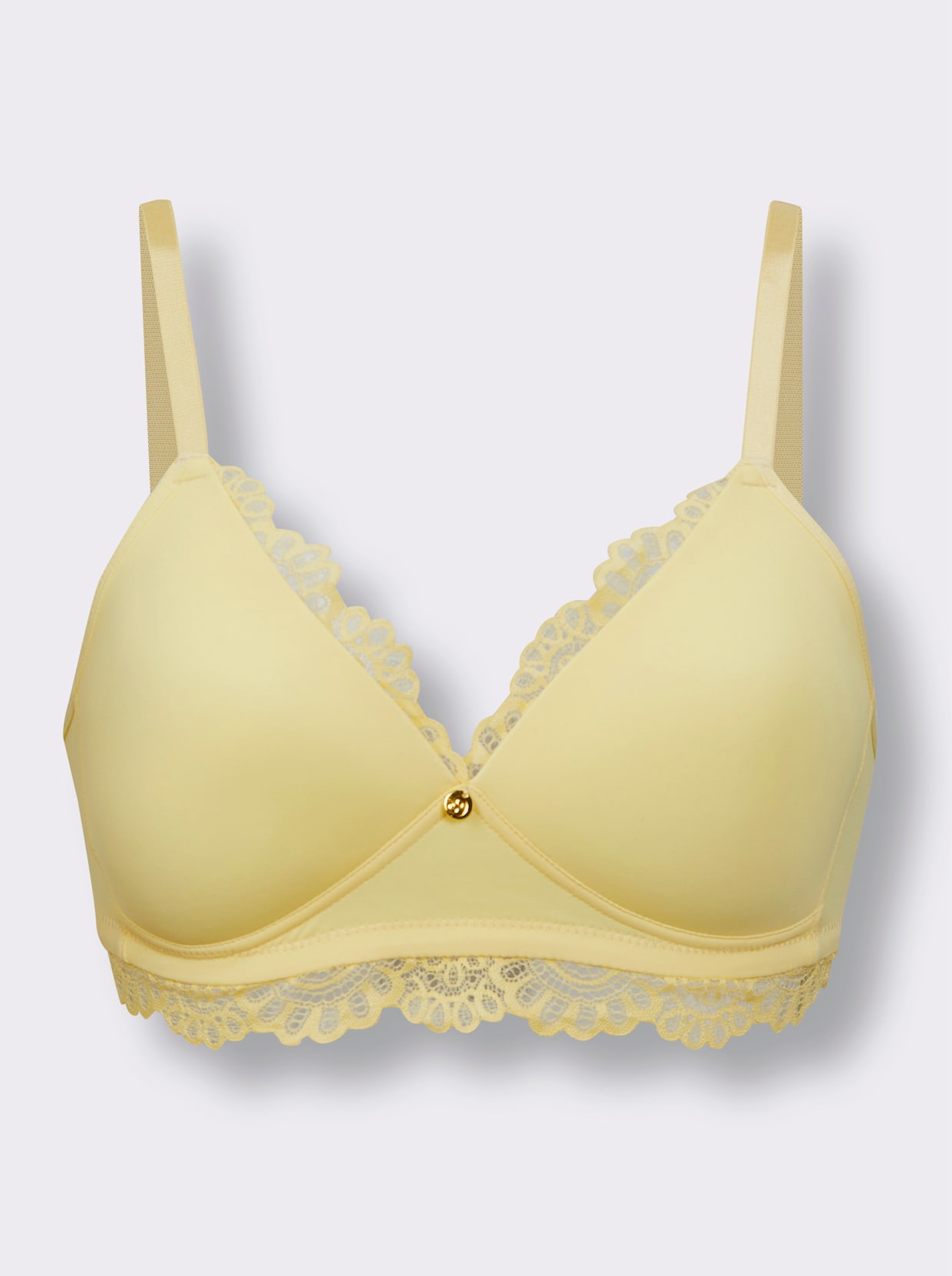 wäschepur Soutien-gorge à coques sans armatures - citron