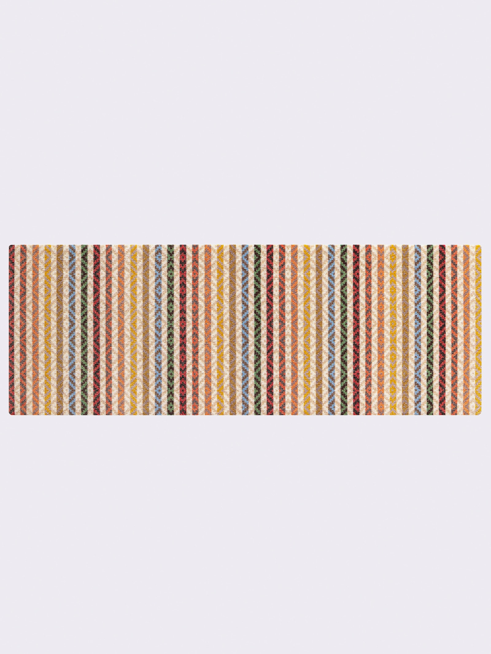 wash+dry by Kleen-Tex Voetmat - beige/bont