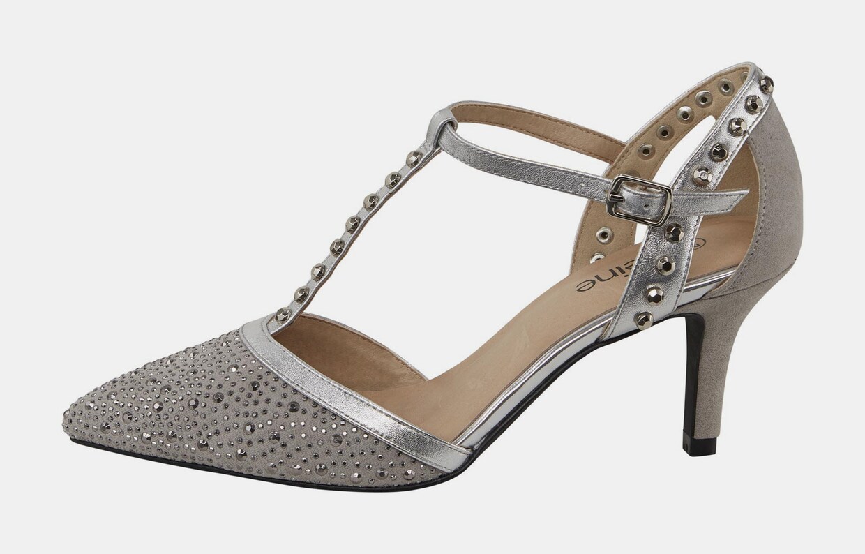 heine Pumps - silberfarben