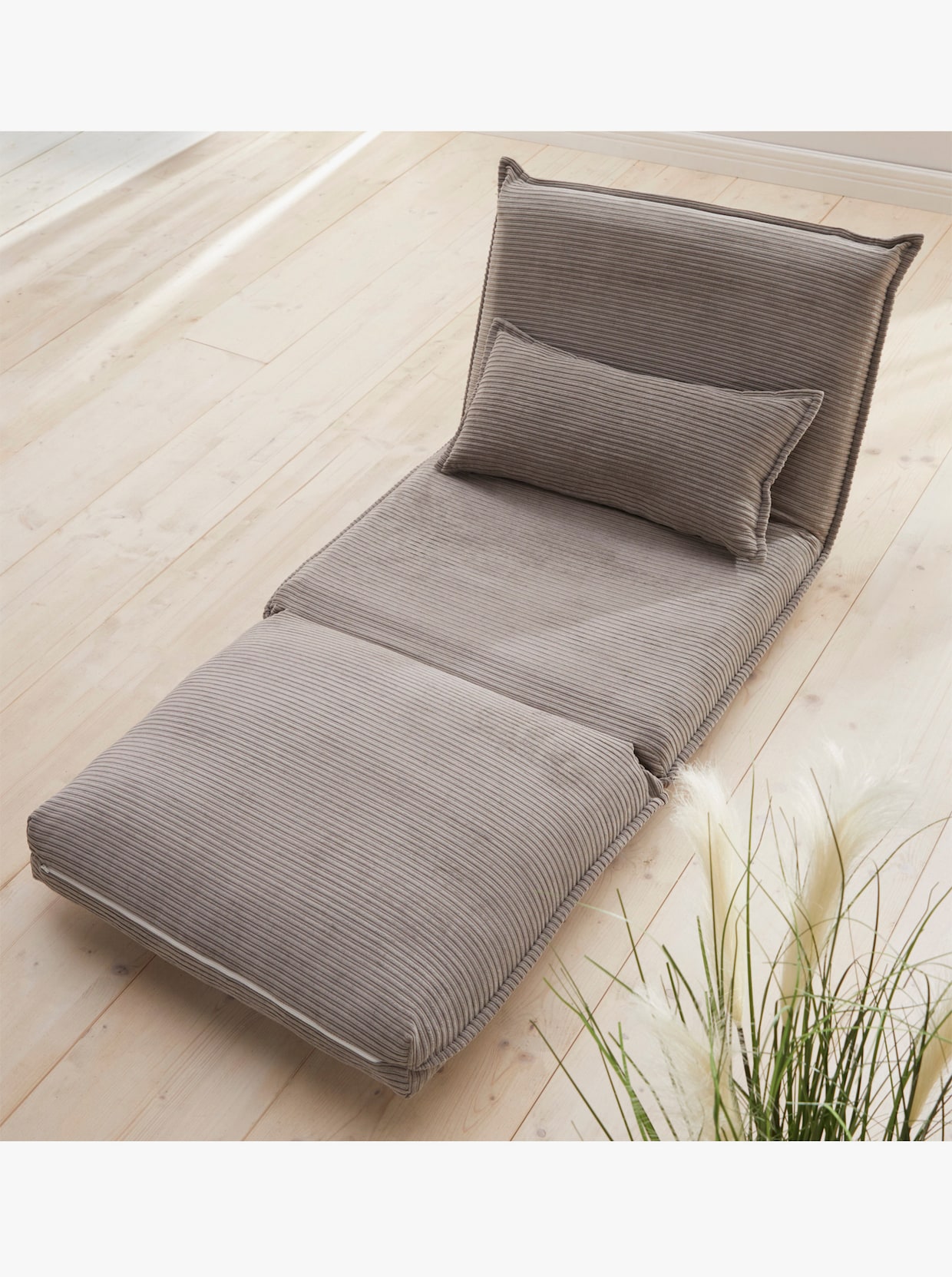 heine home Chaise longue fonctionnelle - gris