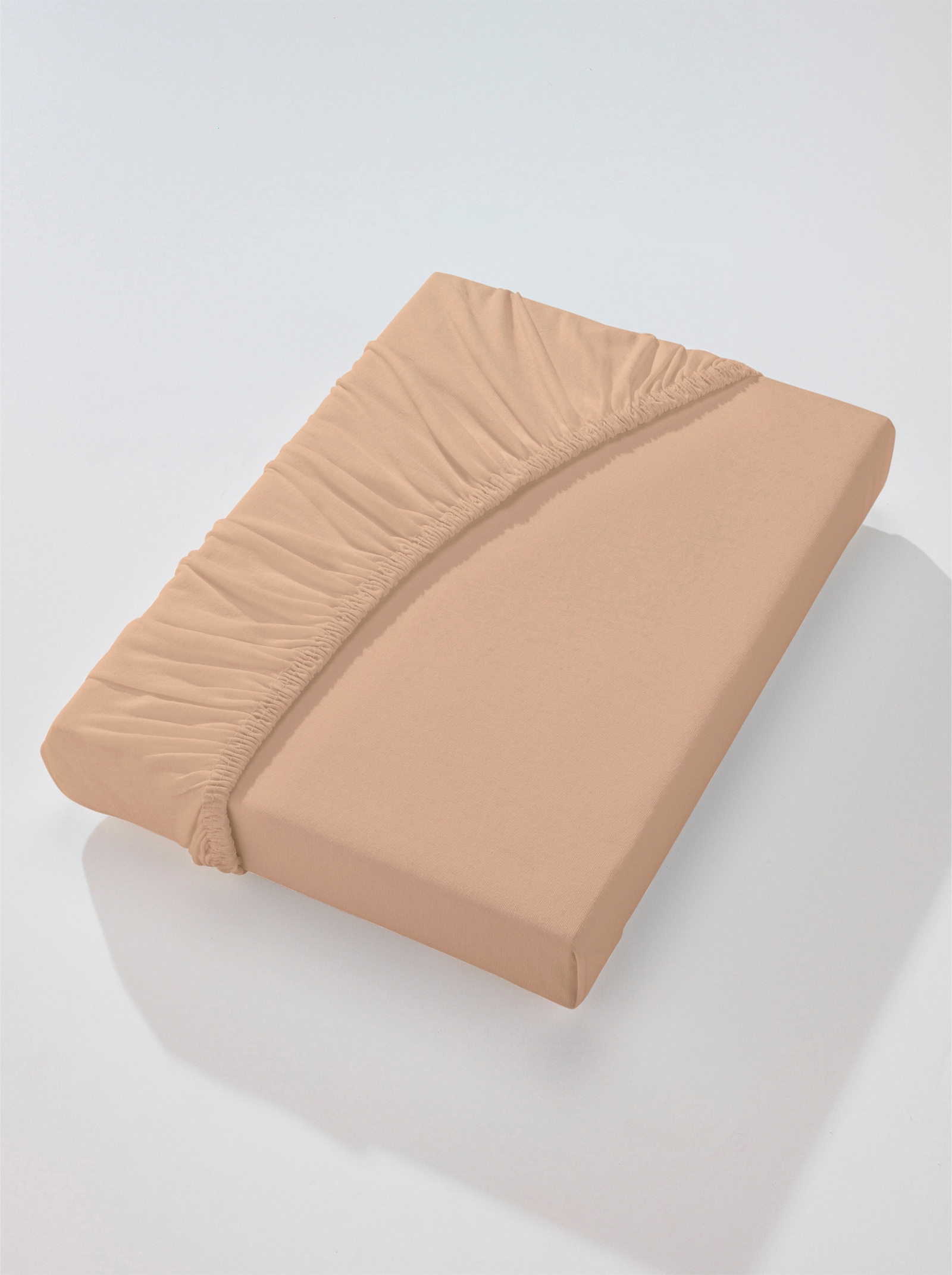 wäschepur Spannbetttuch - beige