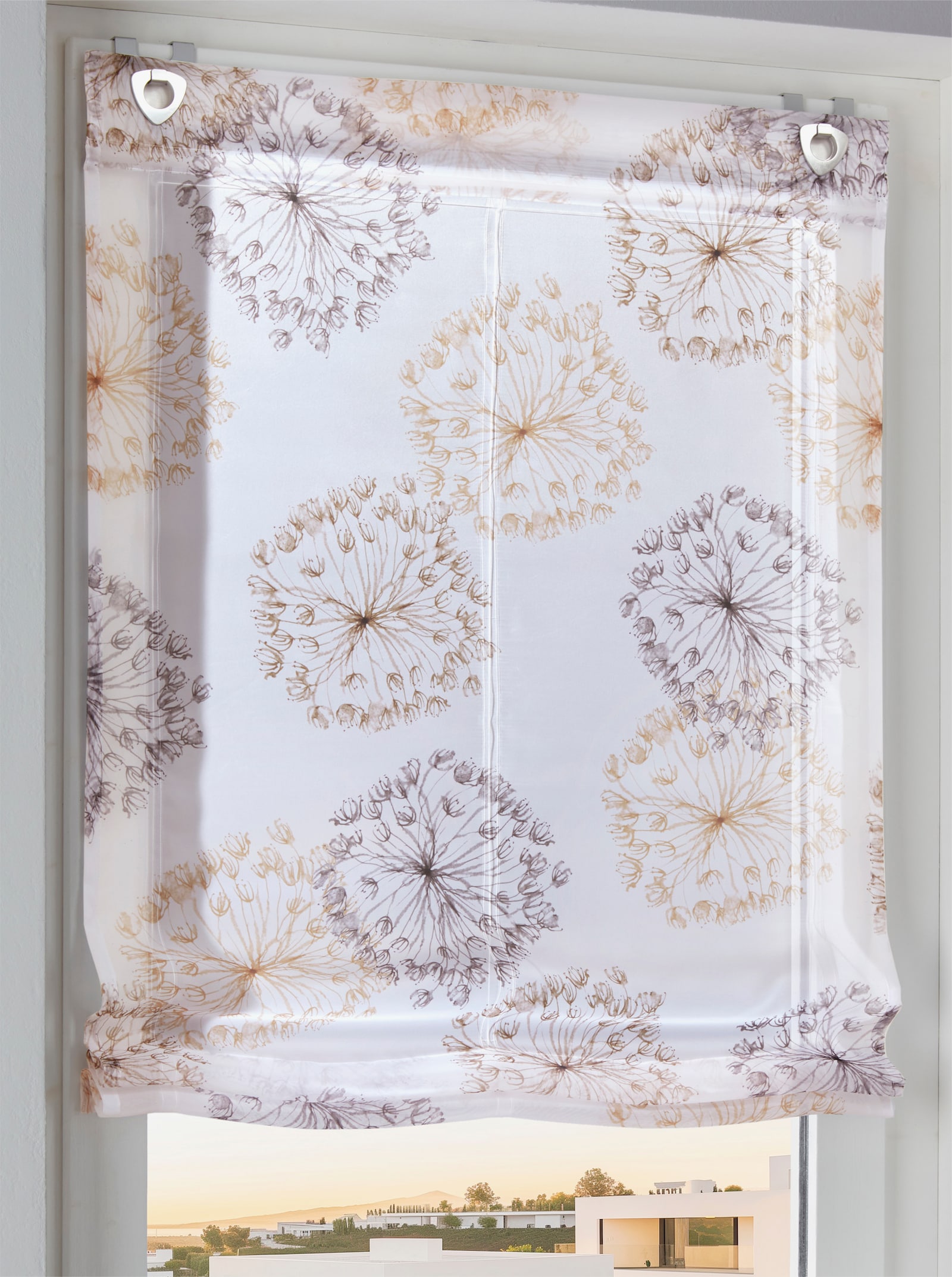 heine home Raffrollo - weiß-natur