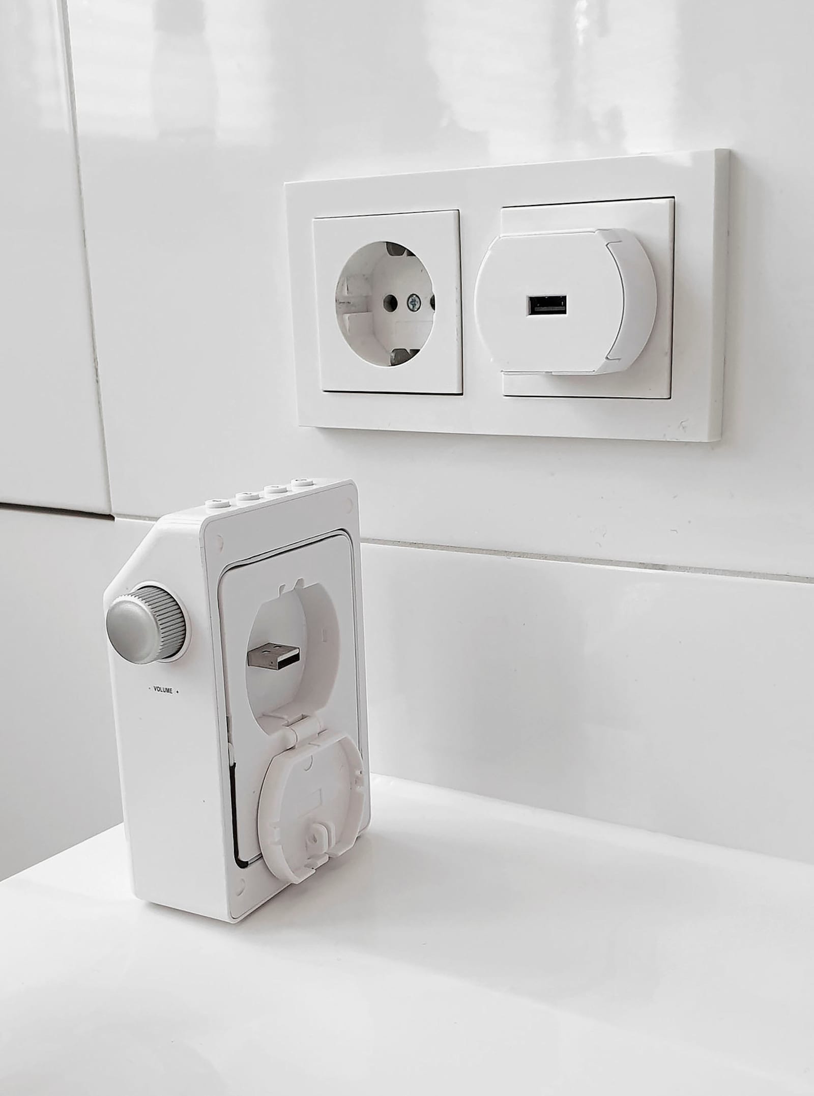 soundmaster Radio retro - blanc