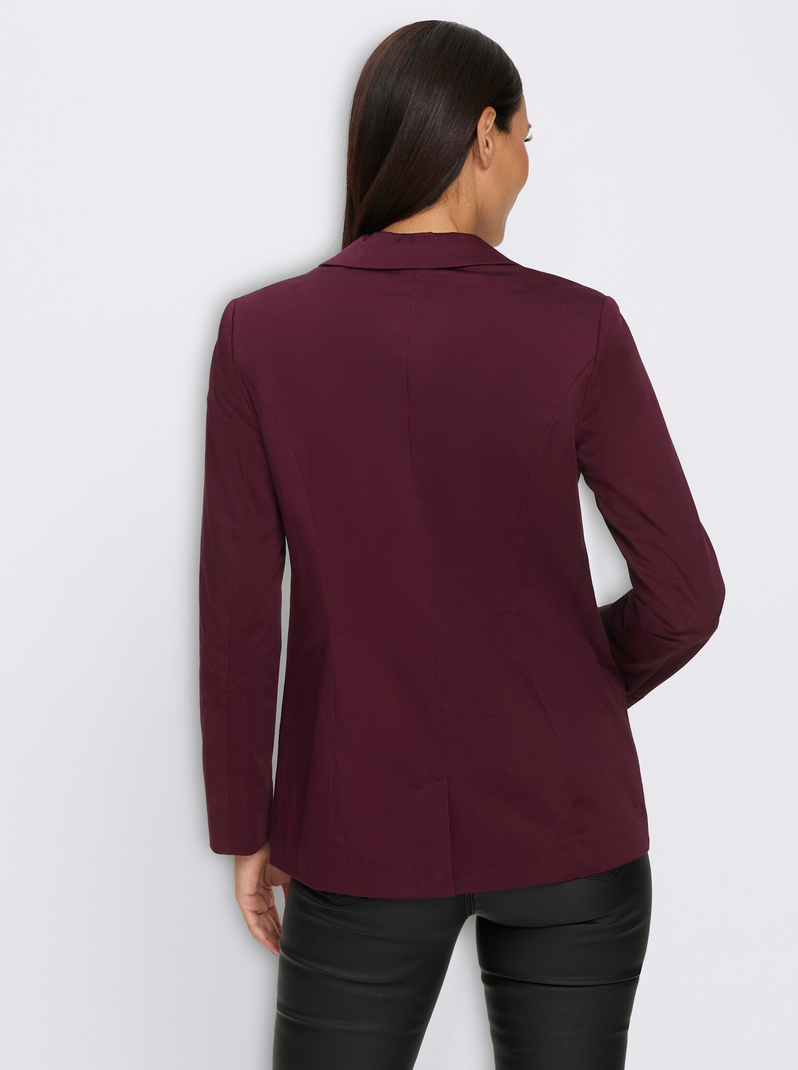heine Blazer mit dezentem Glanz - burgund