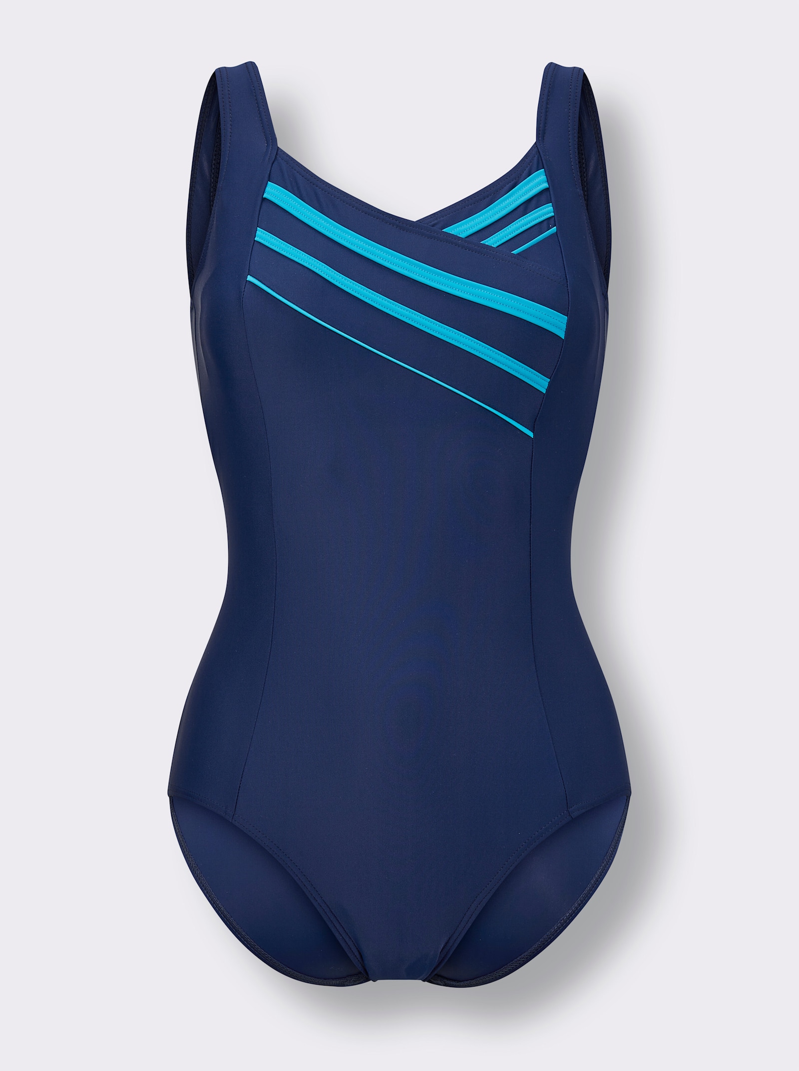 feel good Badeanzug - marine-türkis
